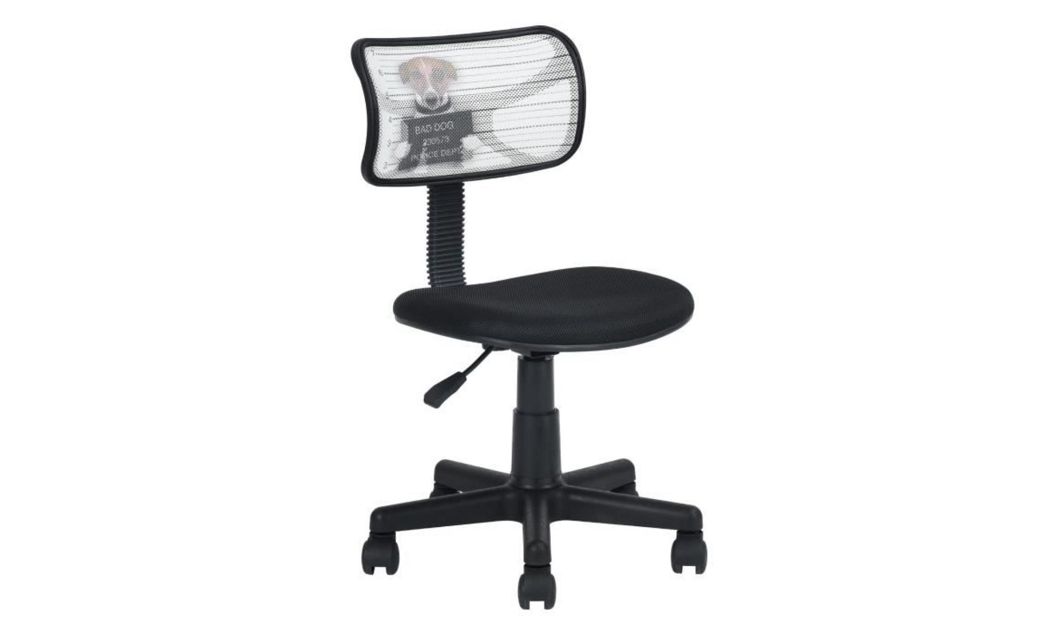 homy casa chaise de bureau fauteuil de bureau  hauteur réglable pivotante 360 degrés maillé et respirant,cartoon