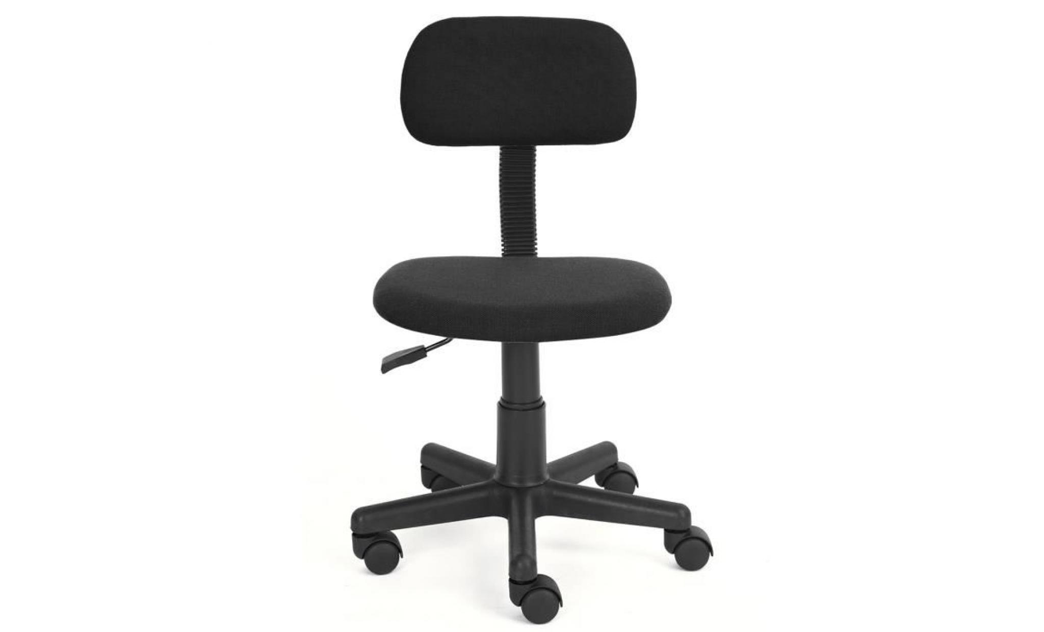 homy casa chaise de bureau pour enfant  pivotante 360 degrés hauteur réglable avec roulettes siège en fabric durables,rose pas cher