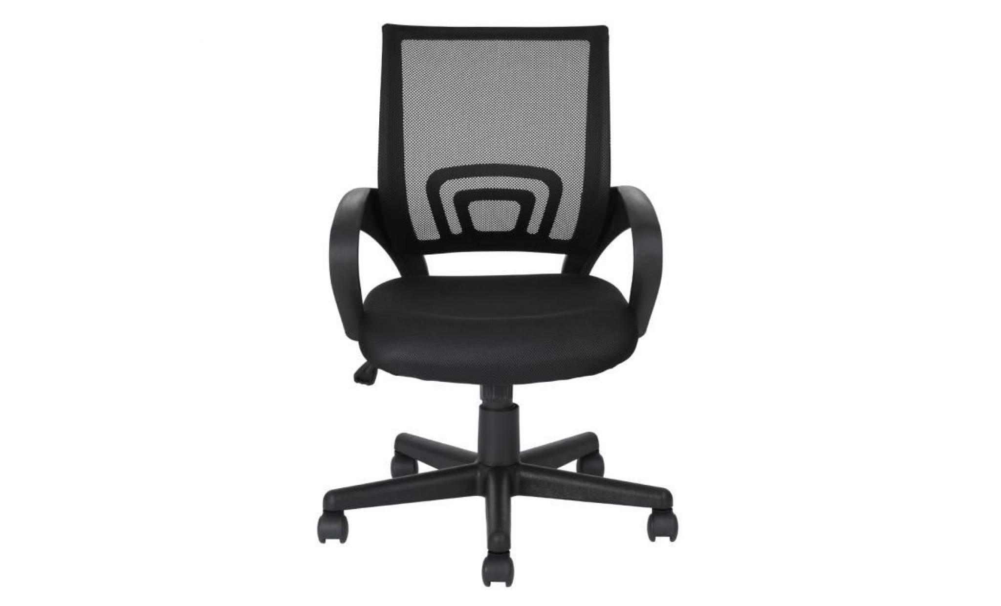 homy casa fauteuil  chaise de bureau pivotante 360 degrés hauteur réglable siège fabric,rose