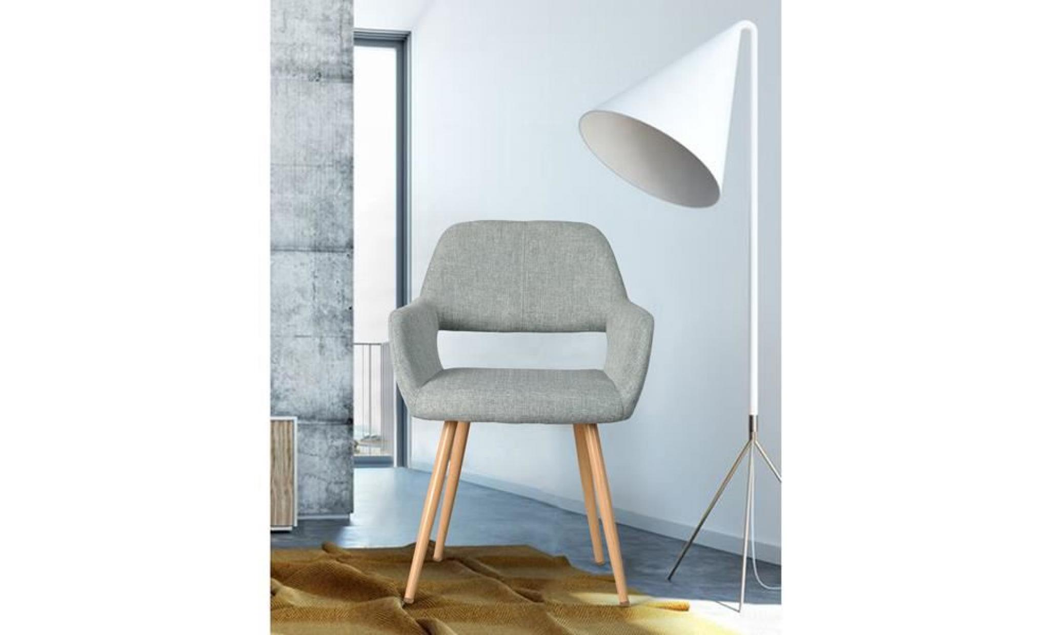 homy casa scandinavian design fauteuil dans le salon, chambre et bureau avec le siege de tissu   bleu