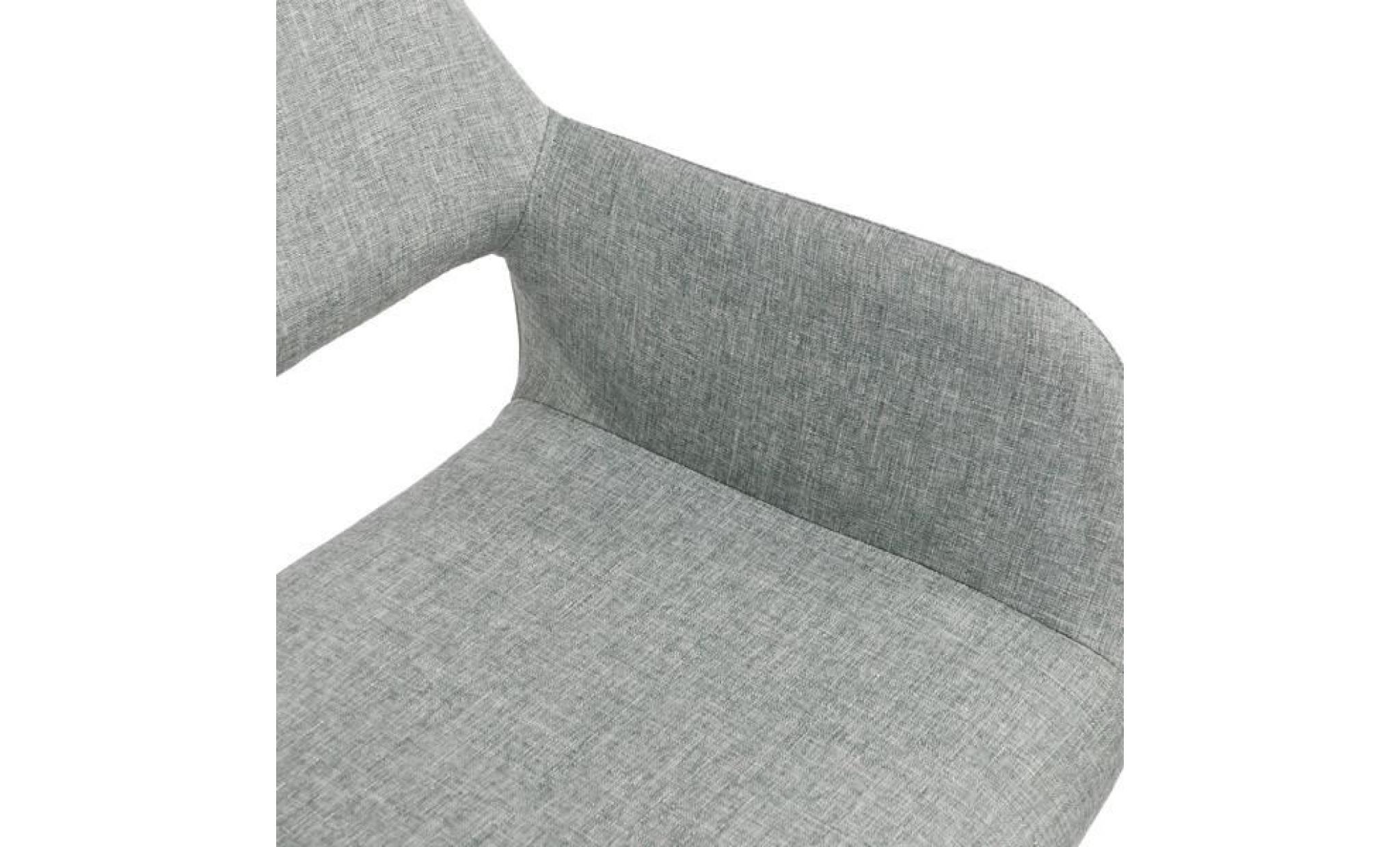 homy casa scandinavian design fauteuil dans le salon, chambre et bureau avec le siege de tissu   bleu pas cher