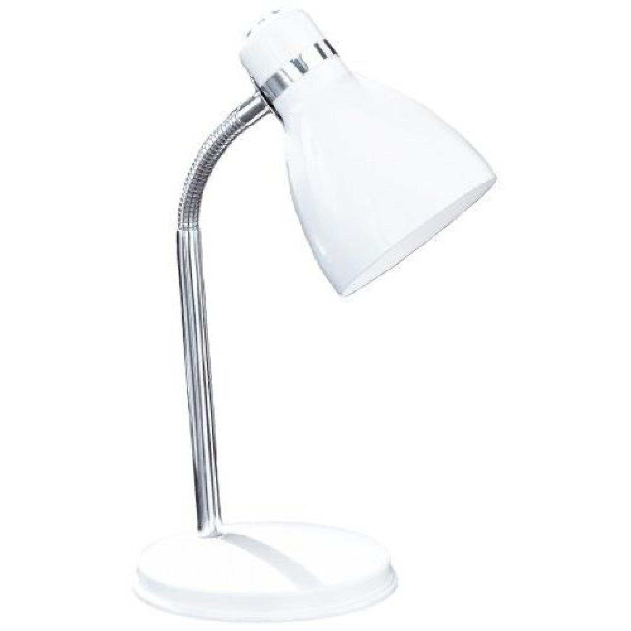 Honsel 56221 Lampe de bureau Chrome/blanc brill…