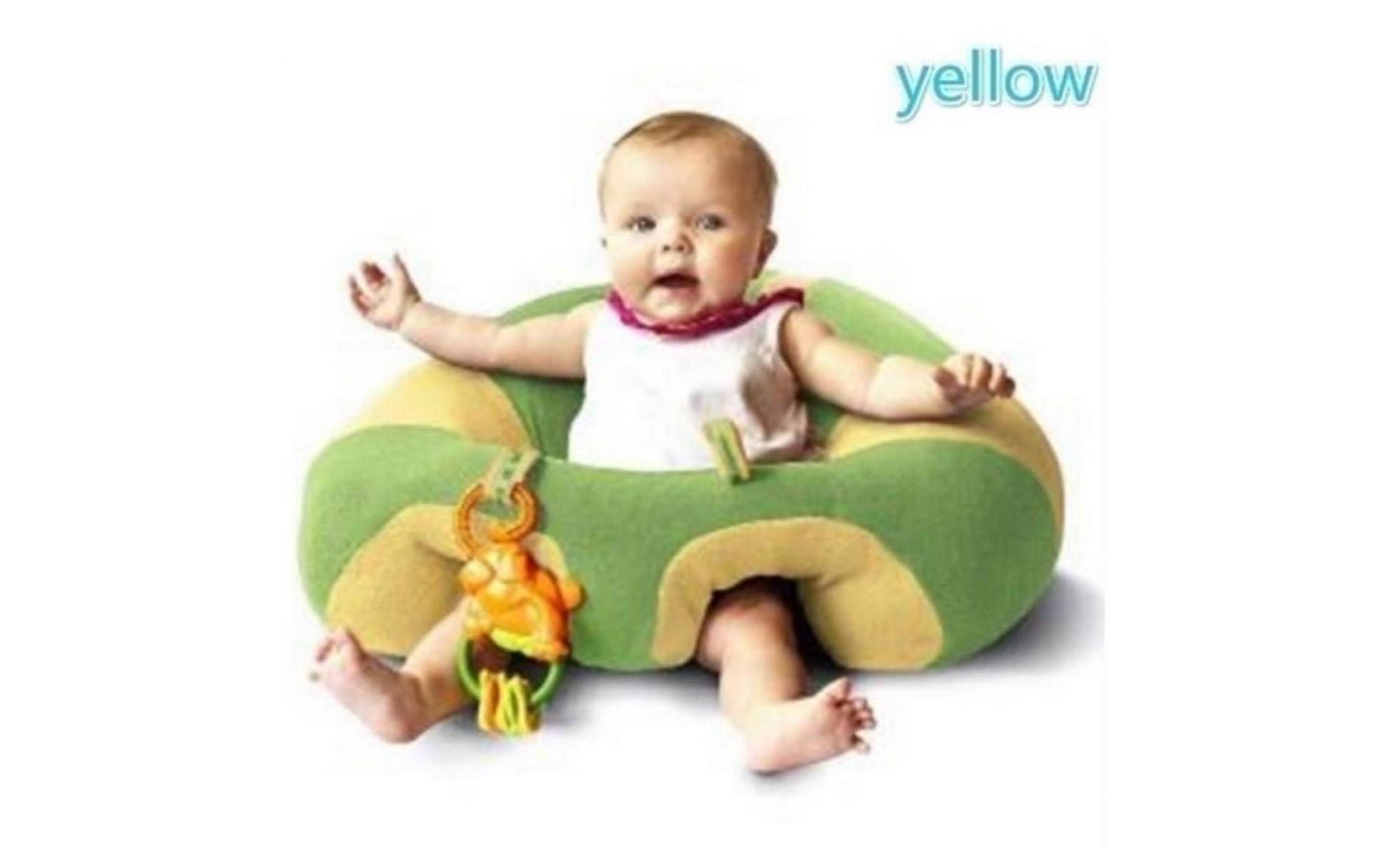 hot sale soft safety chaises de bébé chaises de salle à manger sièges mobiles （jaune）