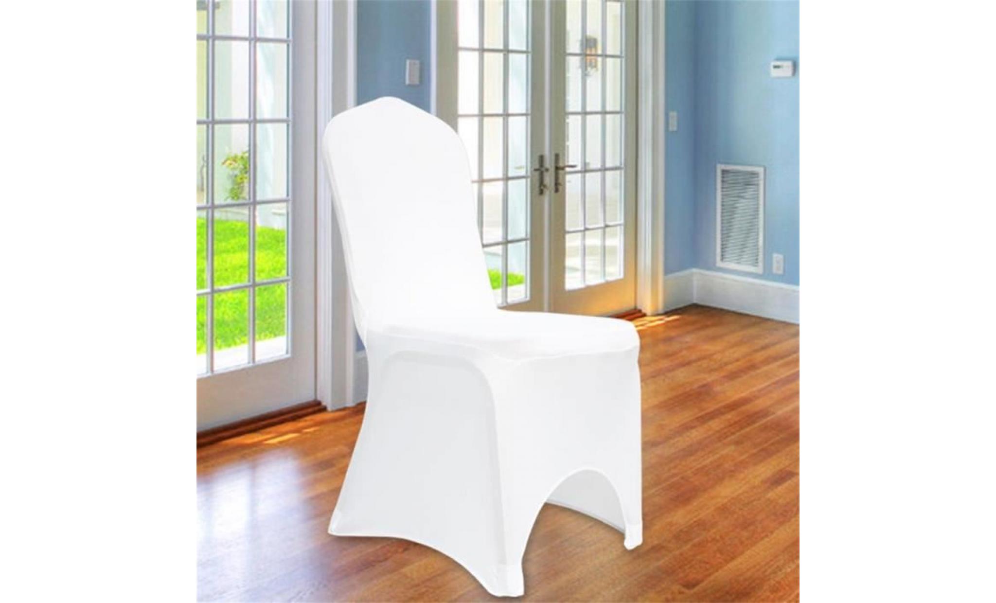 housse de chaise blanc pour l'hotel cérémonie de mariage pas cher