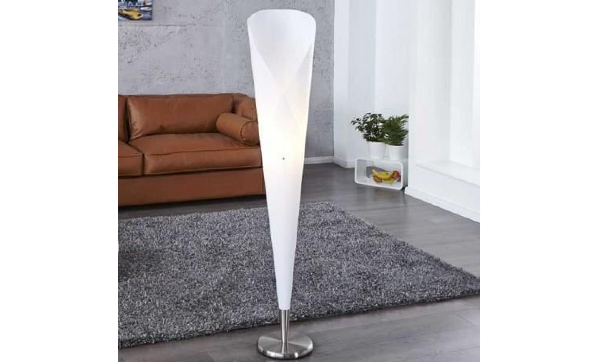 ice pop   lampadaire cône blanc   hauteur 155cm