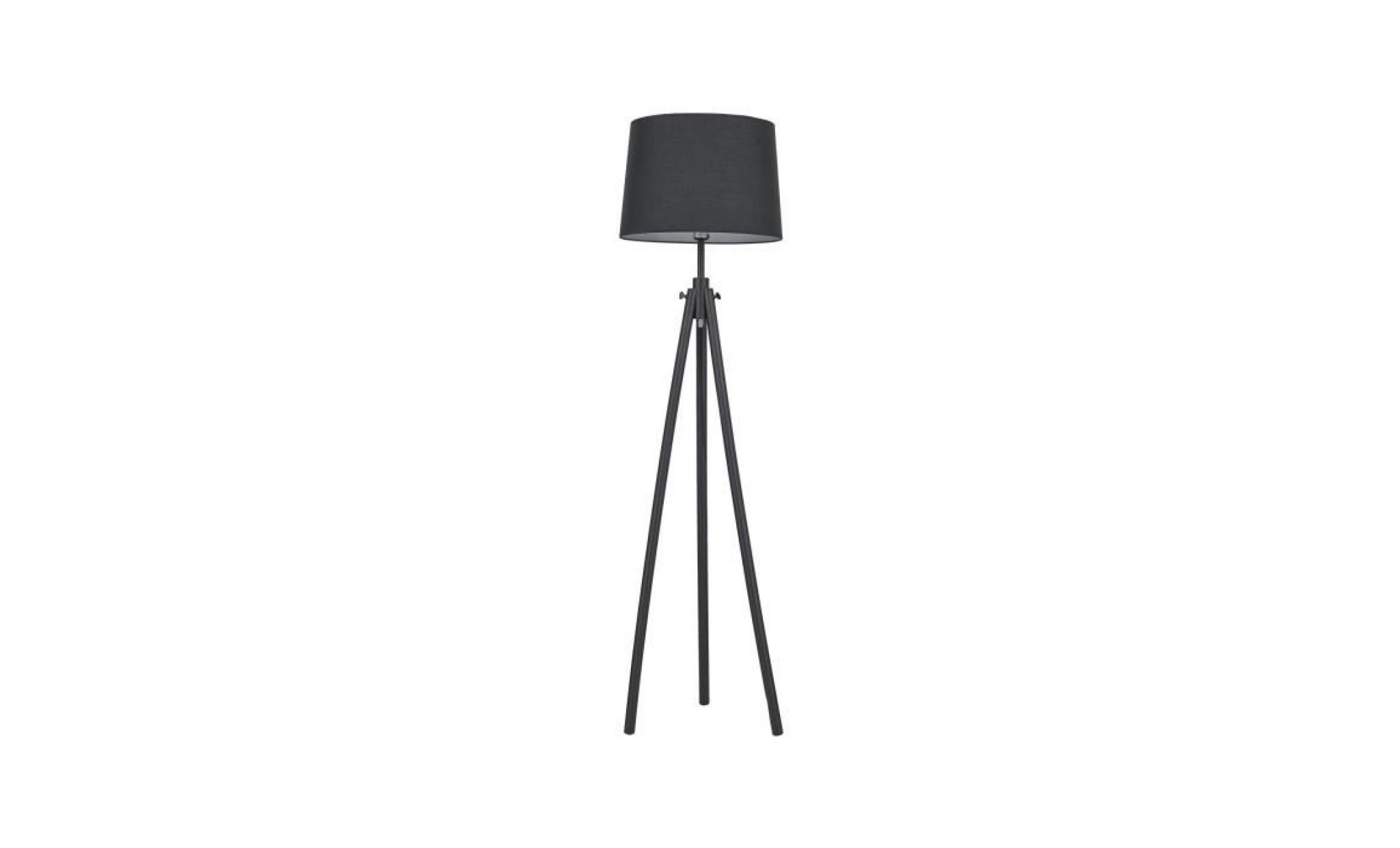 ideal lux   pt1 york noir lampadaire