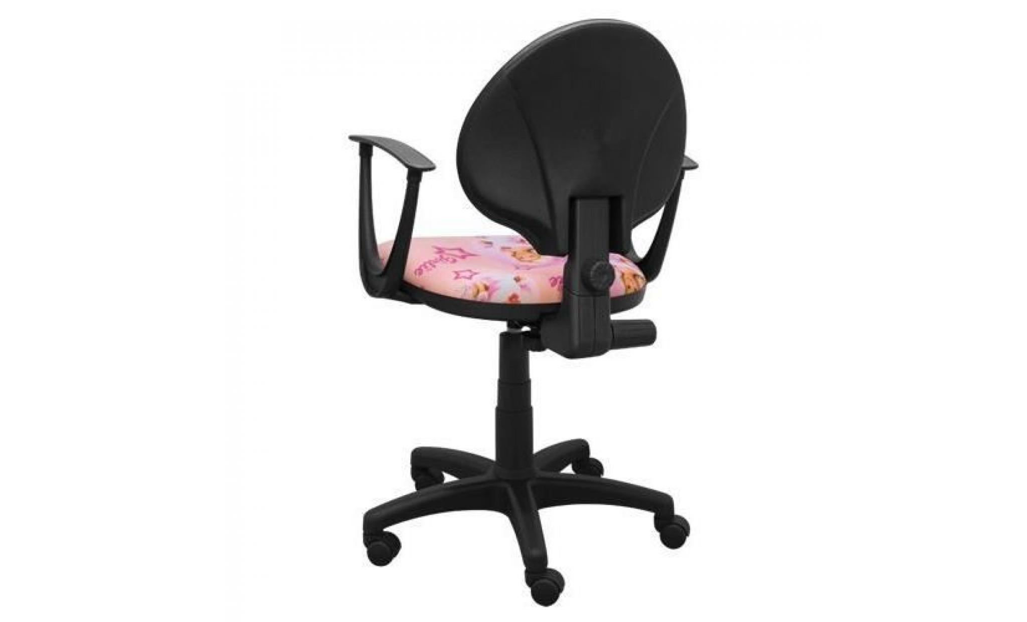 idéal pour les enfants chaise pivotante chaise de bureau pour enfants design super princesse girl (rose violet) pas cher