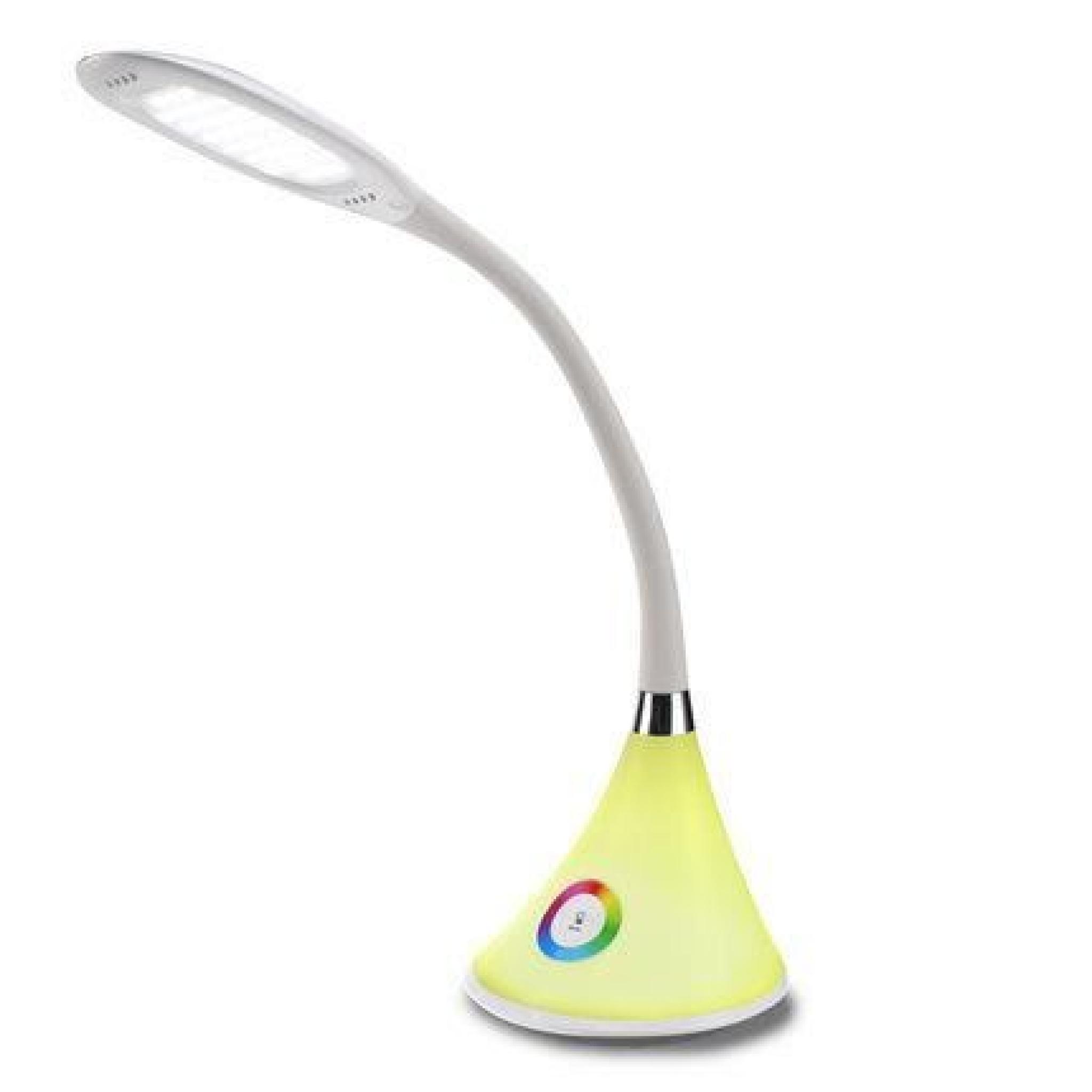 iFunMore réglable lampe de bureau LED, 3 Modes d'éclairage, 256 vivant Base couleurs changeant, lampe de lecture de Protection de l'