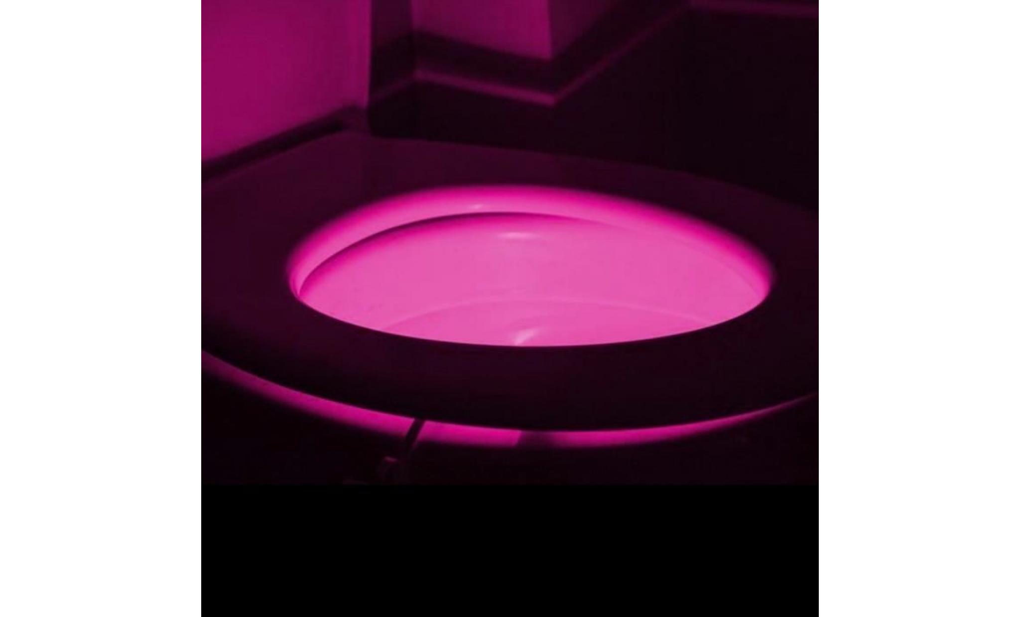 illumibowl, éclairage astucieux pour wc pas cher