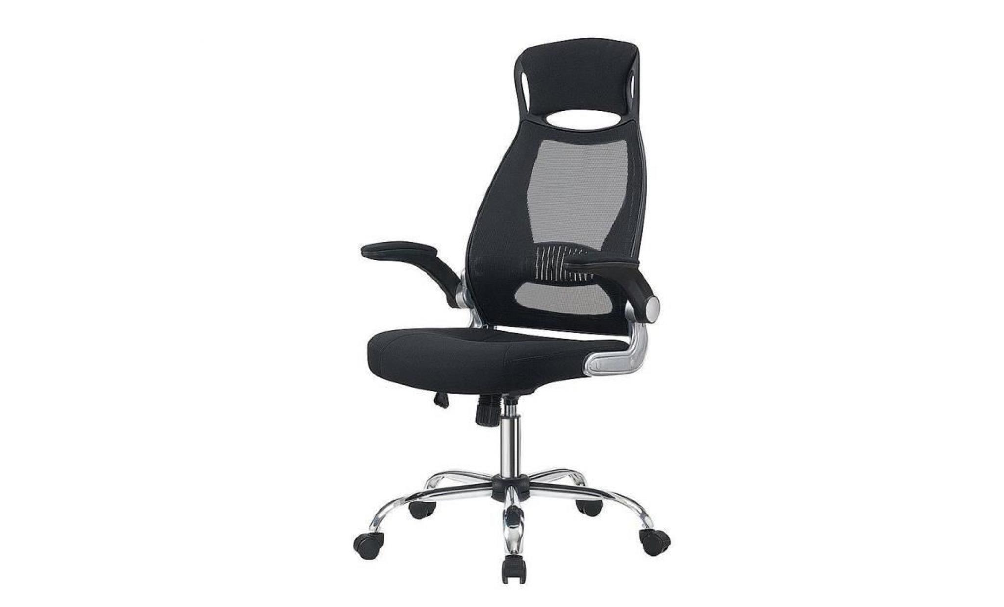 fauteuil de bureau   hauteur réglable   siège ergonomique   noir   intimate wm heart