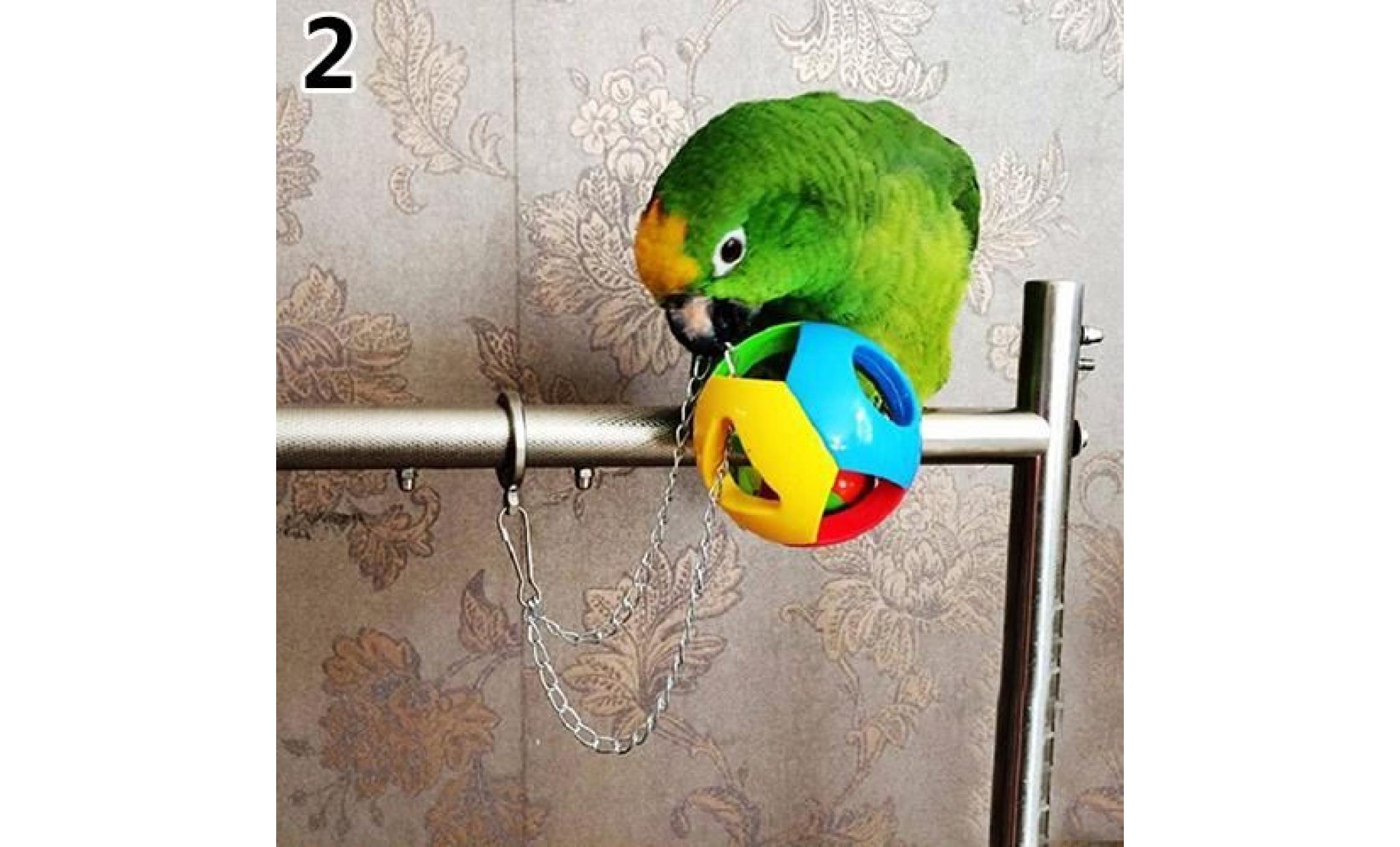 jouet en cage à chaine en plastique pour oiseau mignon pour perroquet cockatiel parrot 3