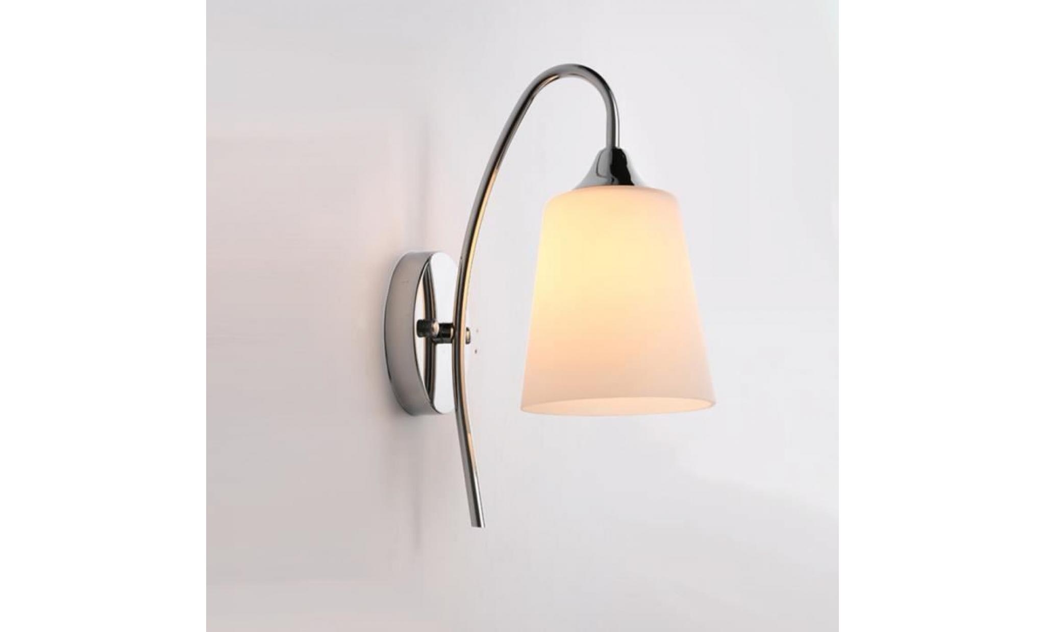 juce® applique murale led style simple moderne decorative lampe murale pour chambre couloir chevet (sans ampoule) pas cher