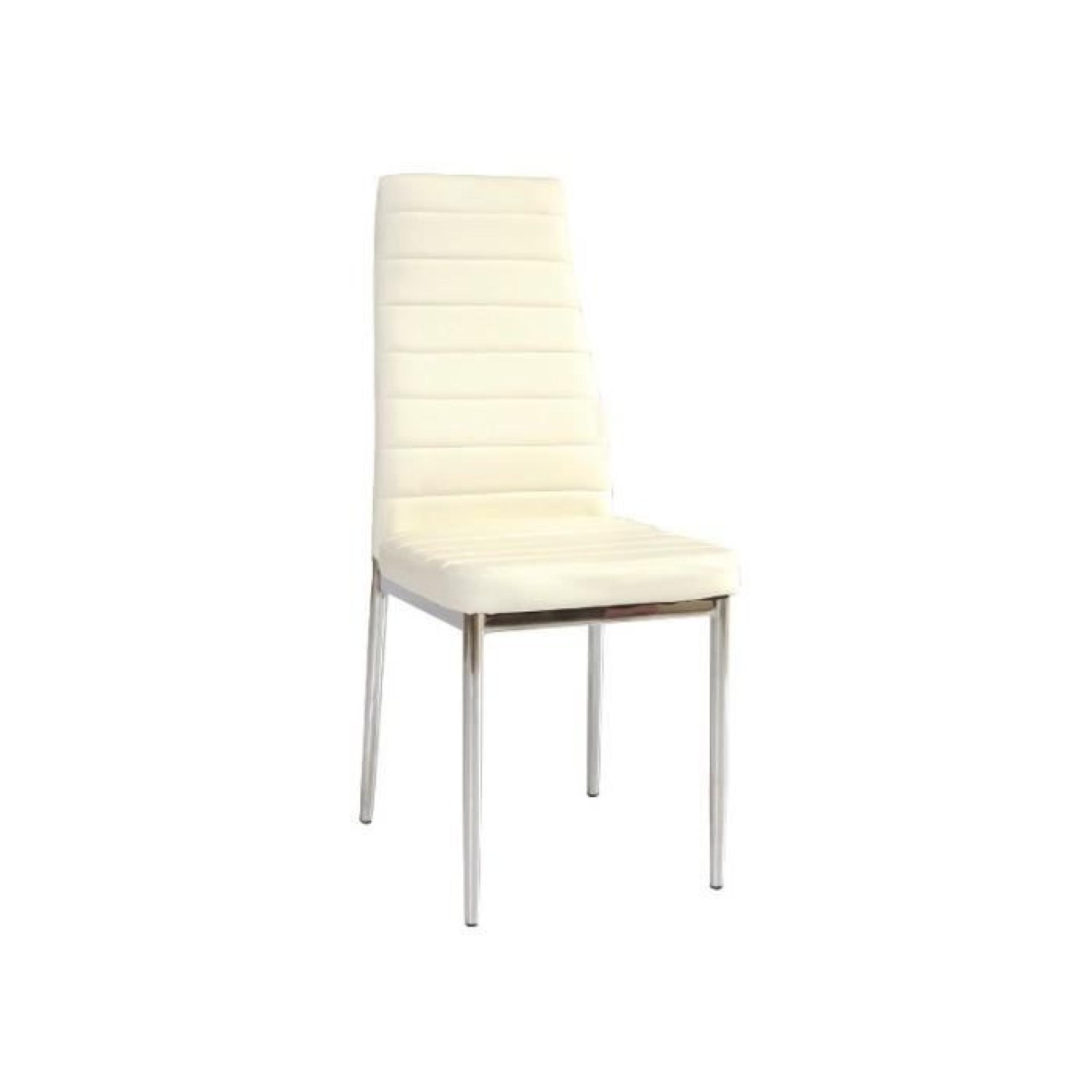 JUSThome H-261 Chaise Blanc 96 x 39 x 38