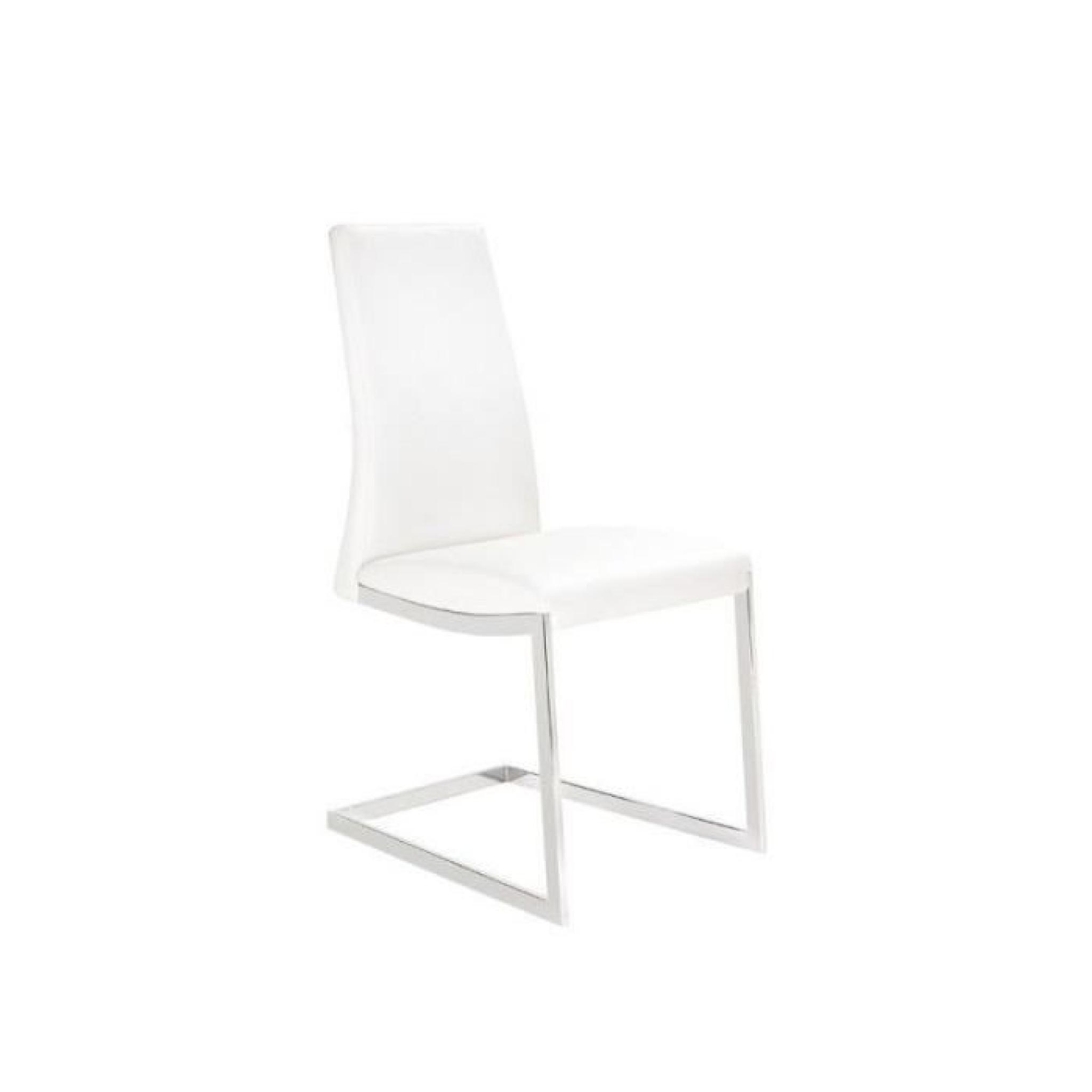 JUSThome H-610 Chaise Blanc 95 x 46 x 44