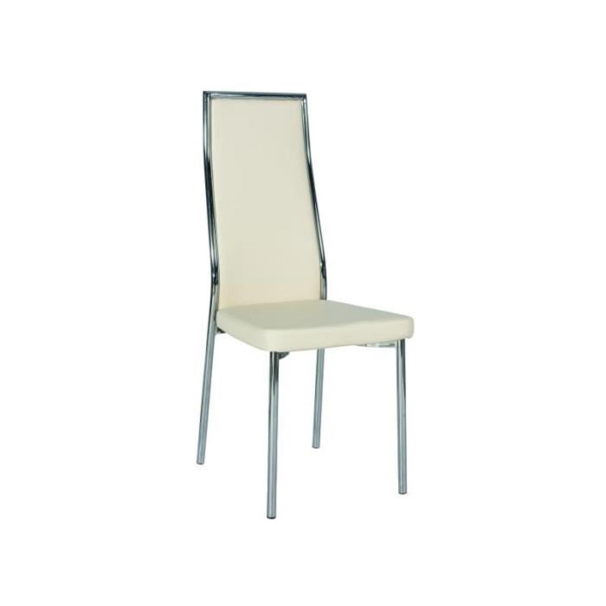 JUSThome H-758 Chaise Crème 102 x 43 x 48