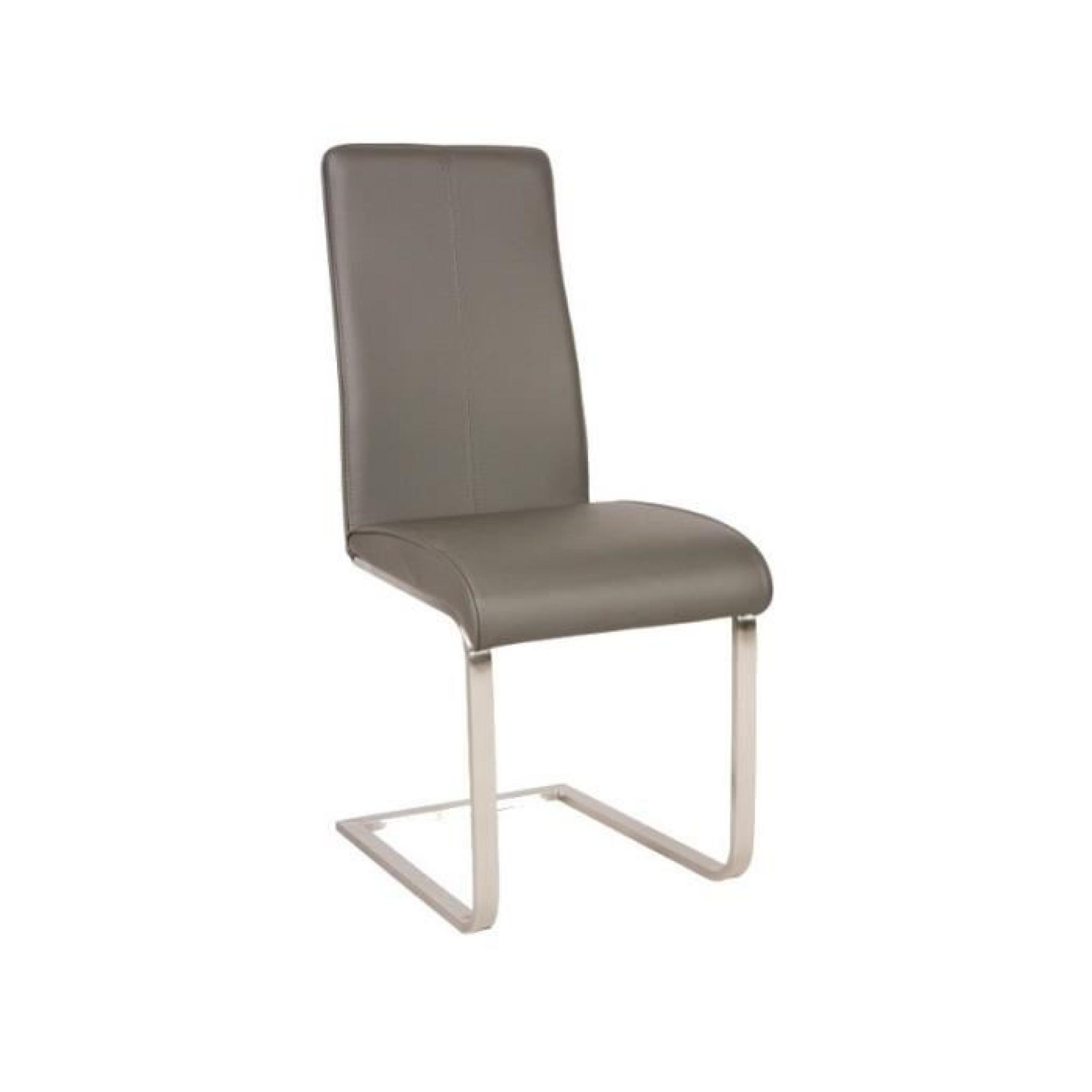 JUSThome H-856 Chaise Gris 100 x 42 x 44