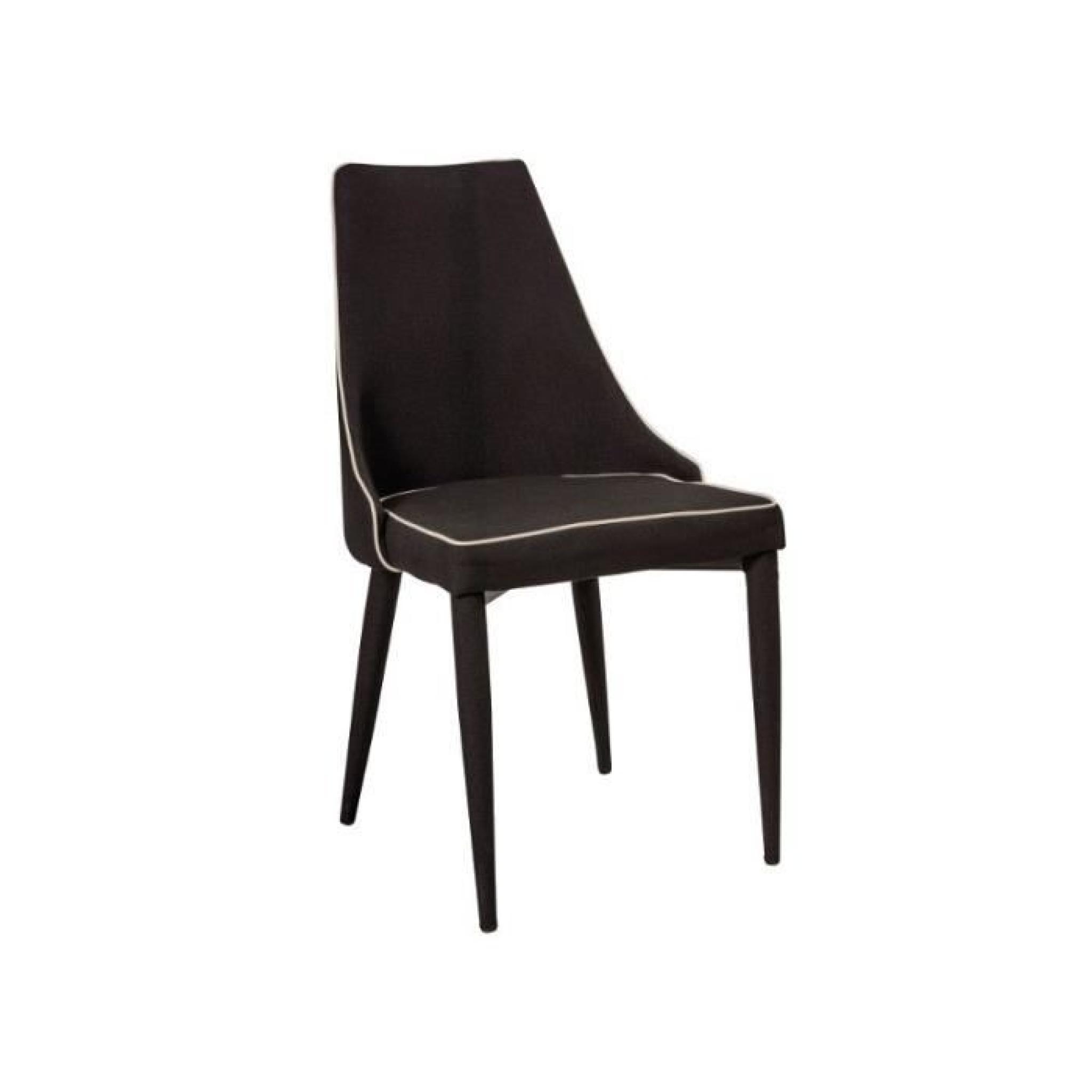 JUSThome Soren Chaise  Noir 92 x 49 x 46