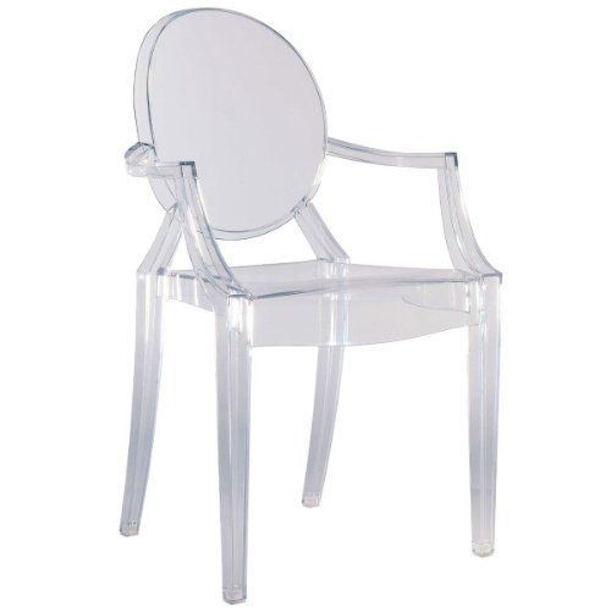Kartell 4852B4 Chaise Louis Ghost Transparent I…