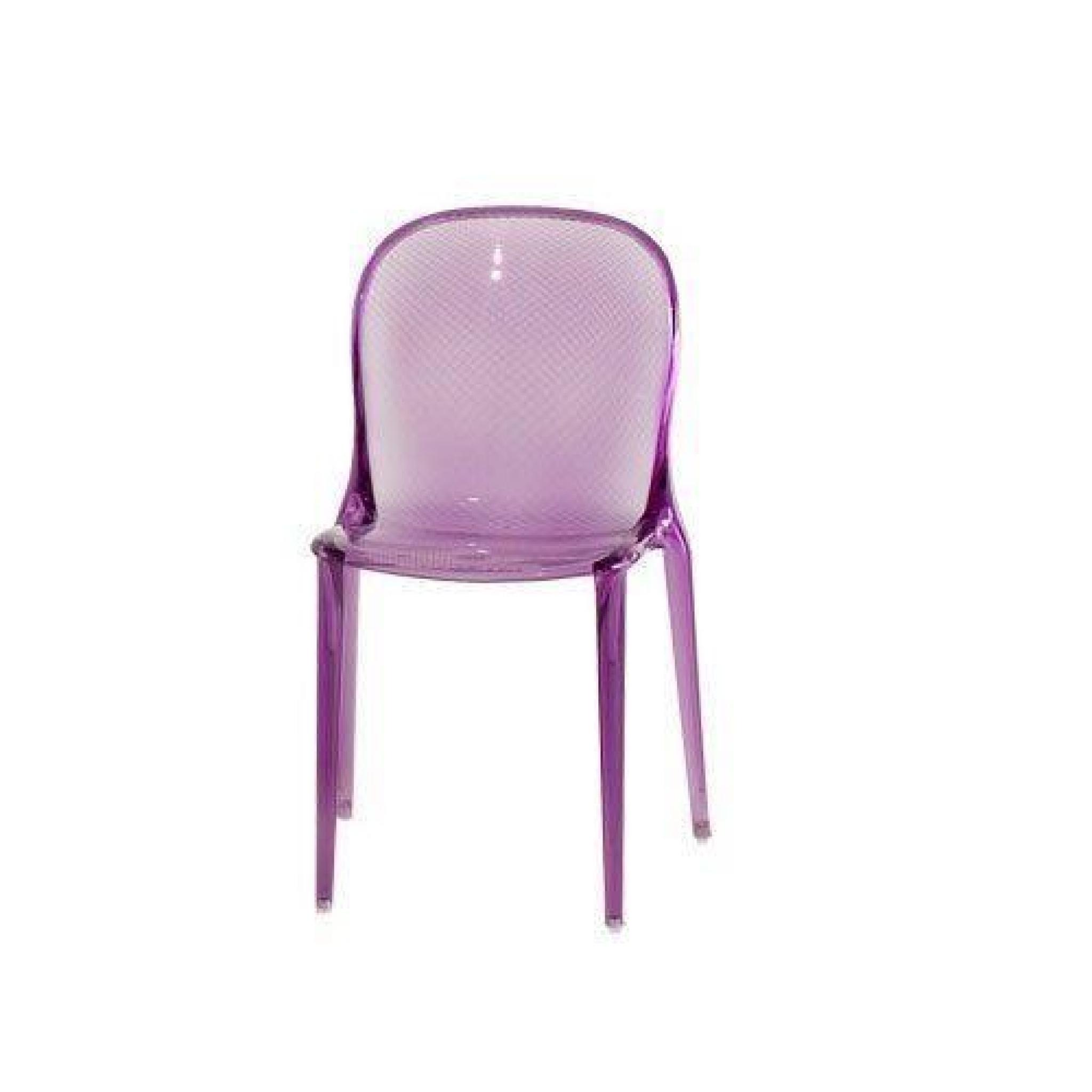 Kartell 5810A1 Chaise Thalya (Violet)…