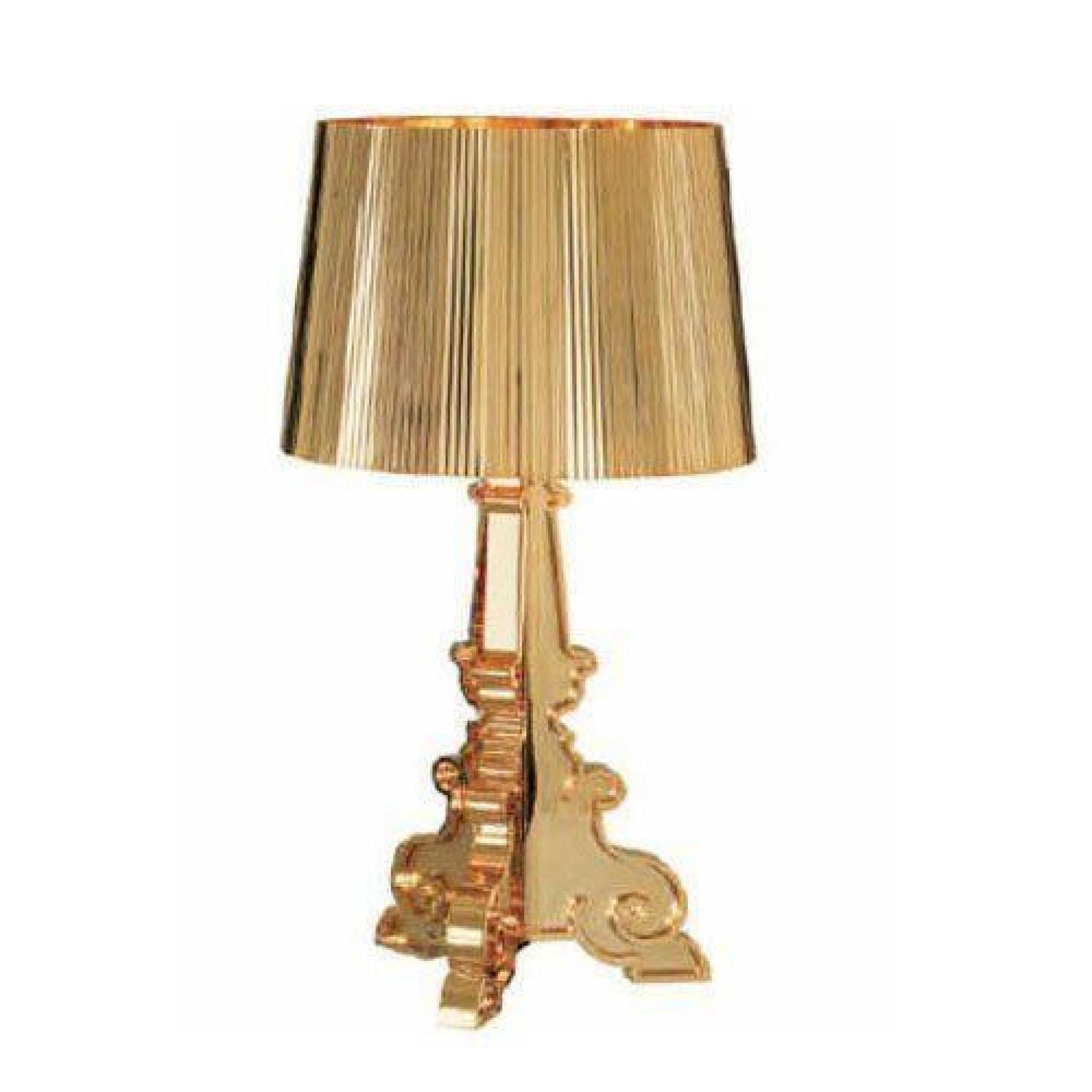 Kartell 907400 Lampe de table Bourgie (Or métallisé)