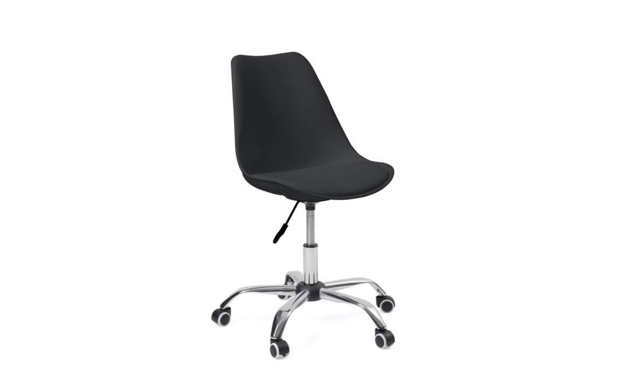 kayelles chaise de bureau à roulettes ergonomique leo (blanc)
