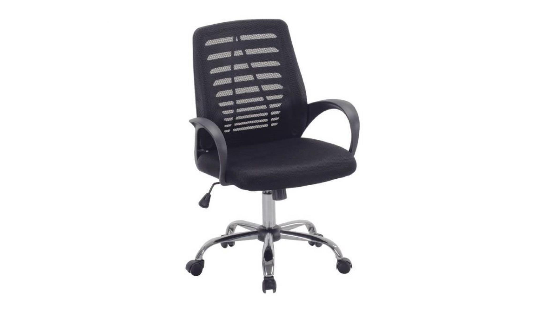 kayelles chaise de bureau ergonomique look fauteuil bureau confort (noir)