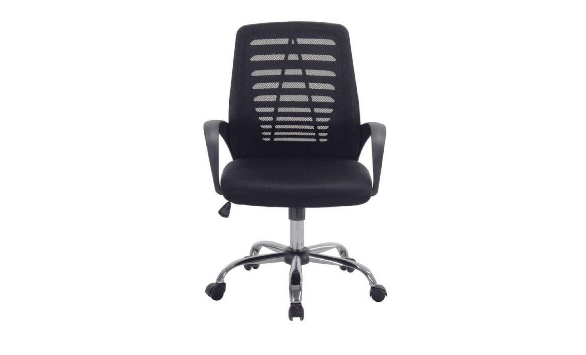 kayelles chaise de bureau ergonomique look fauteuil bureau confort (noir) pas cher