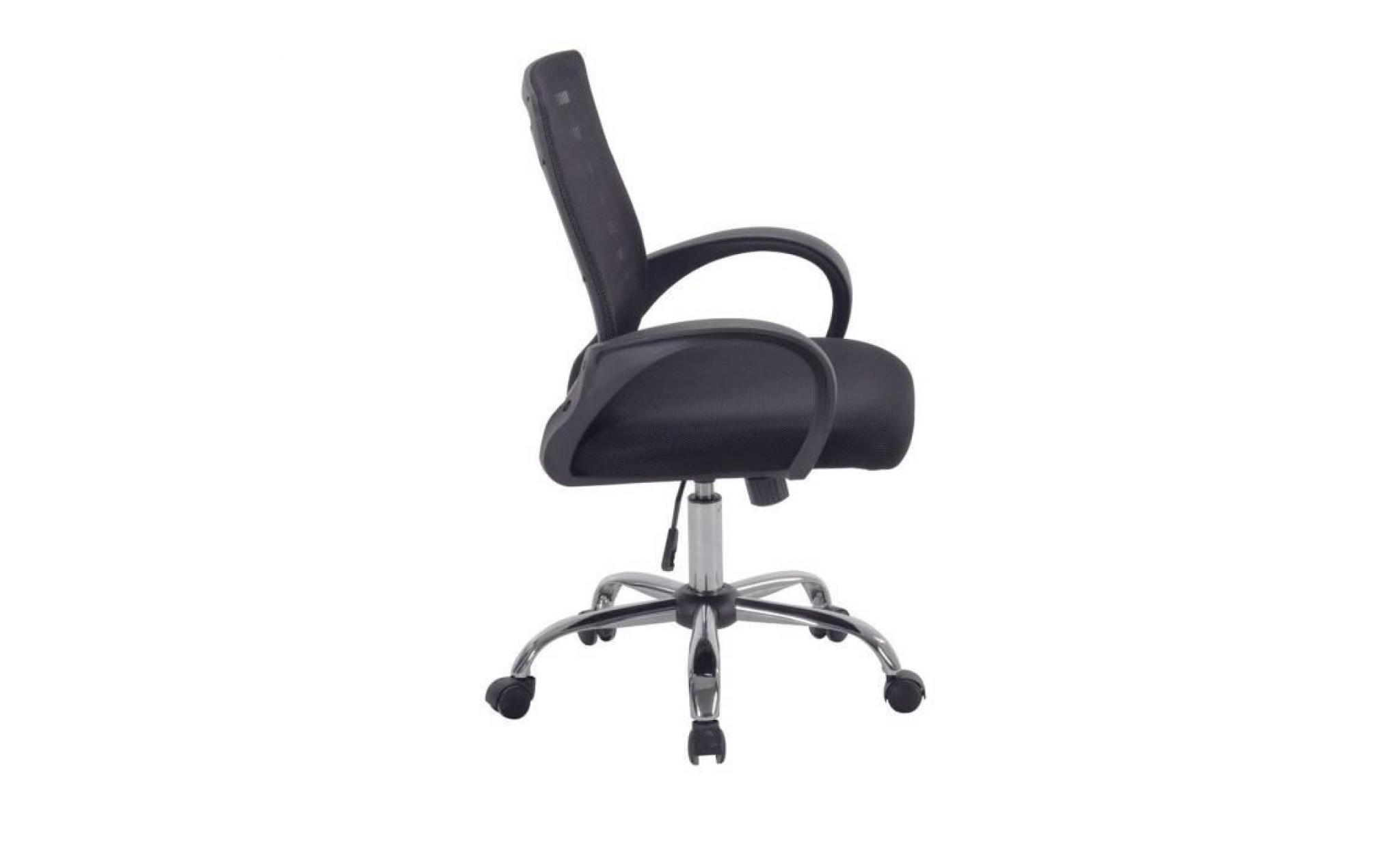 kayelles chaise de bureau ergonomique look fauteuil bureau confort (noir) pas cher