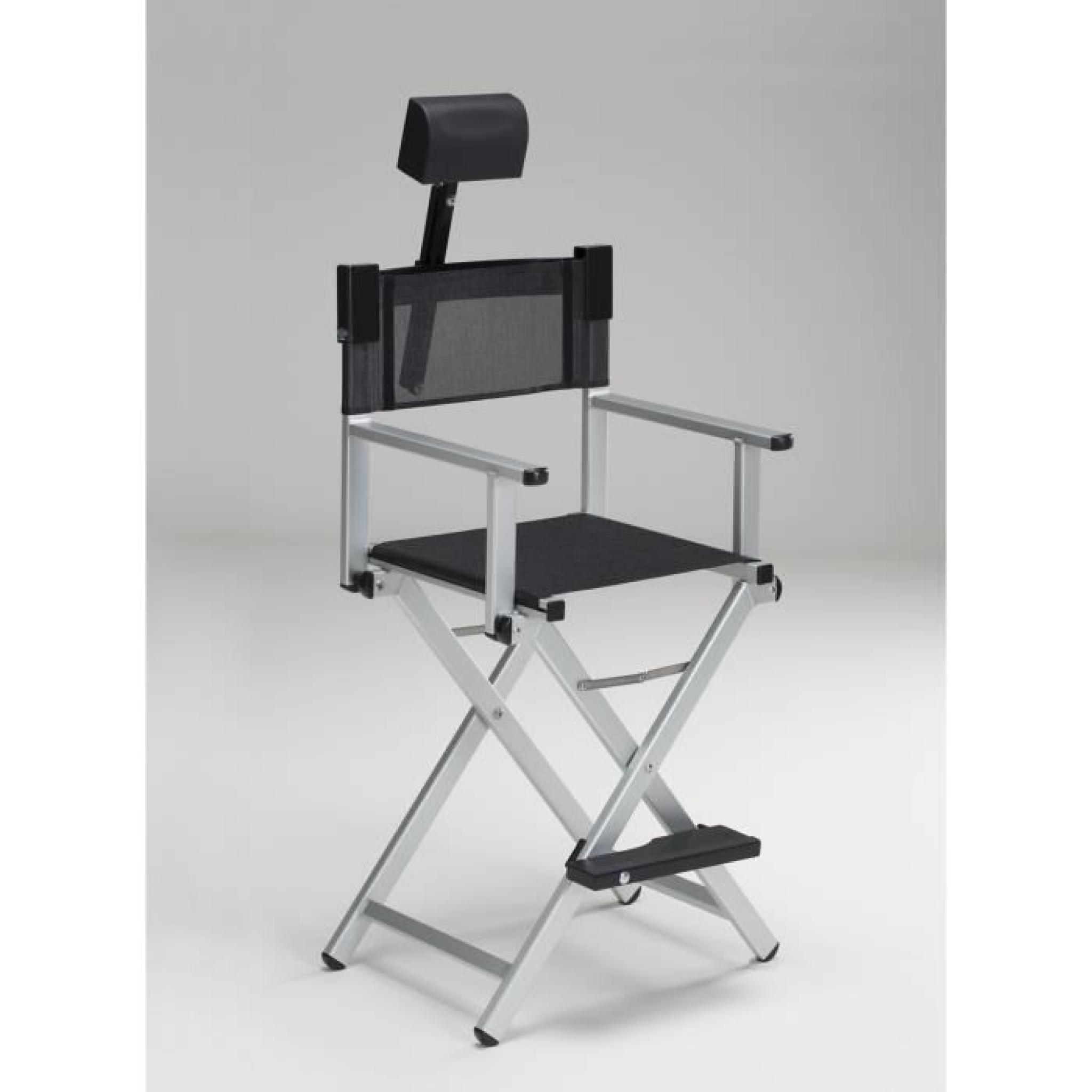 Kit chaise maquillage aluminium + HR system appui-tête