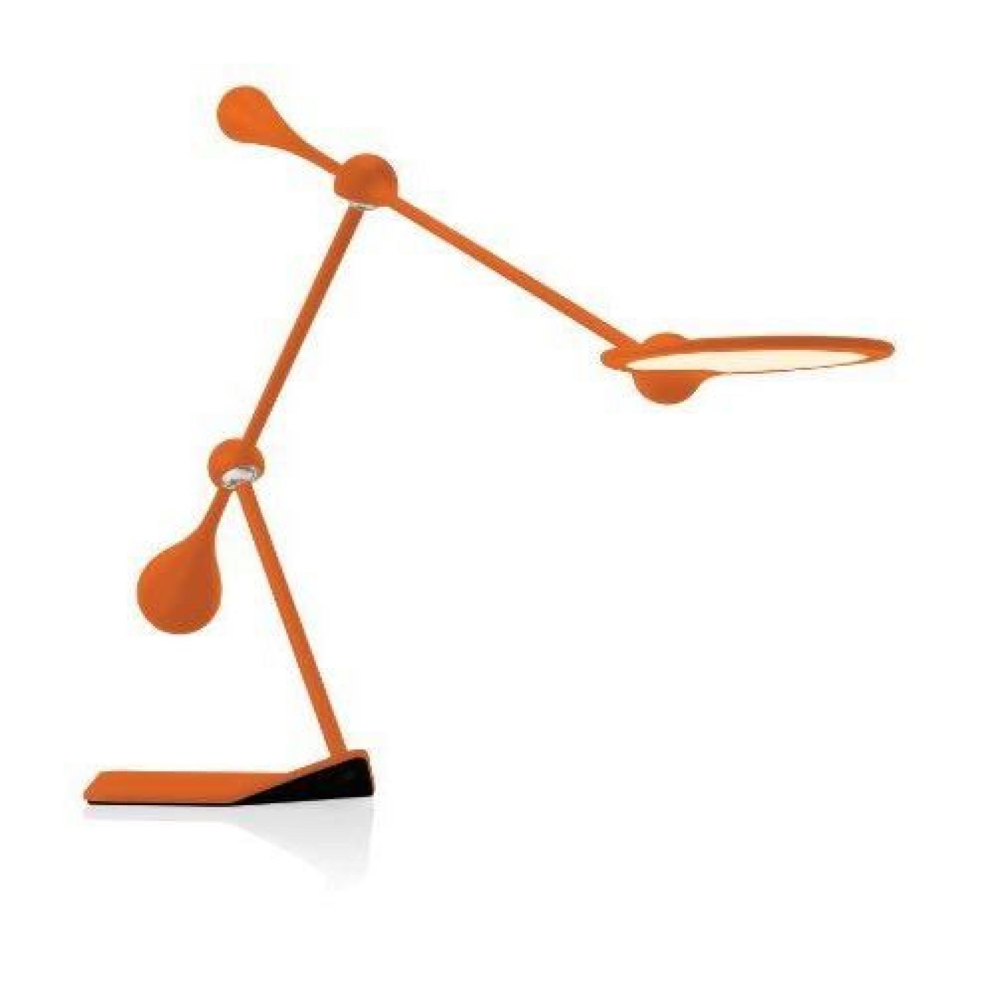 Klein & More 14737 Trapeze Lampe design Orange Grand modèle