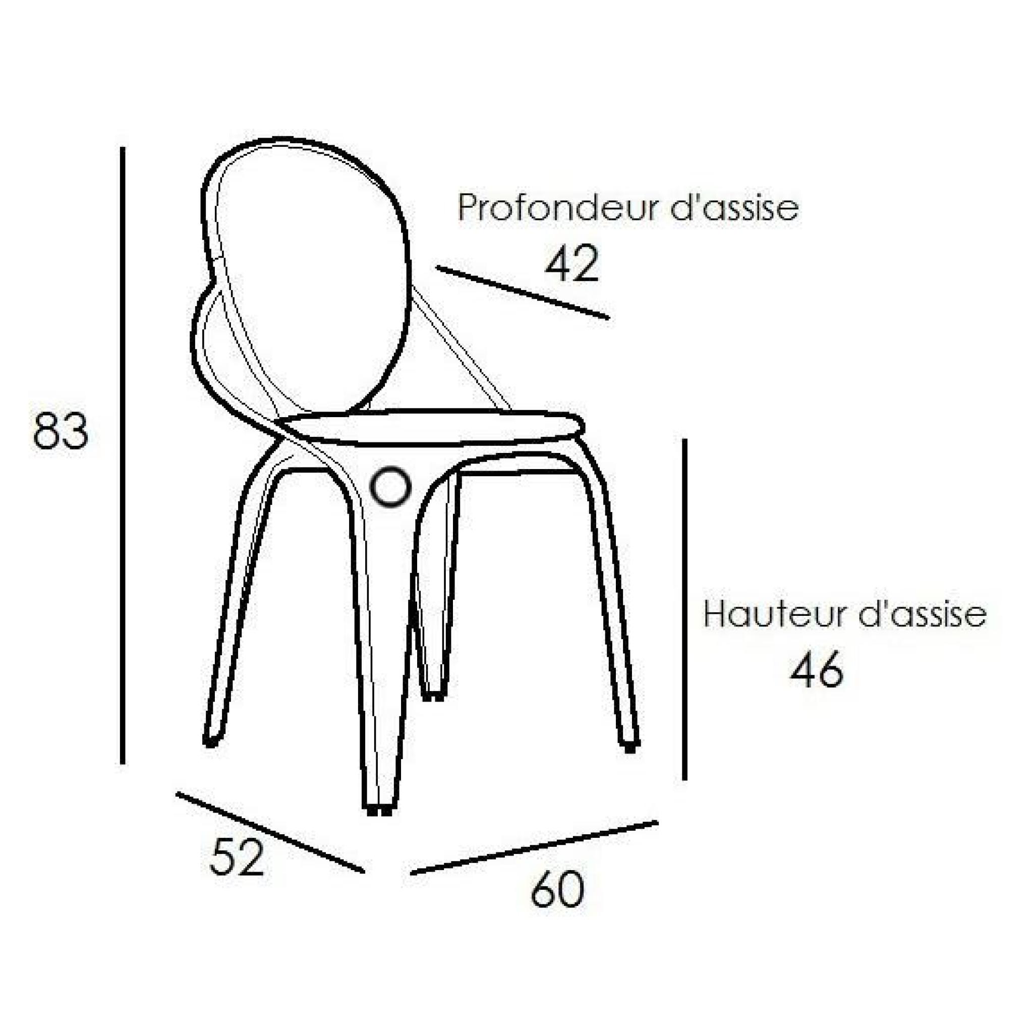 La chaise LOUIX de Zuiver est designée dans le ... pas cher