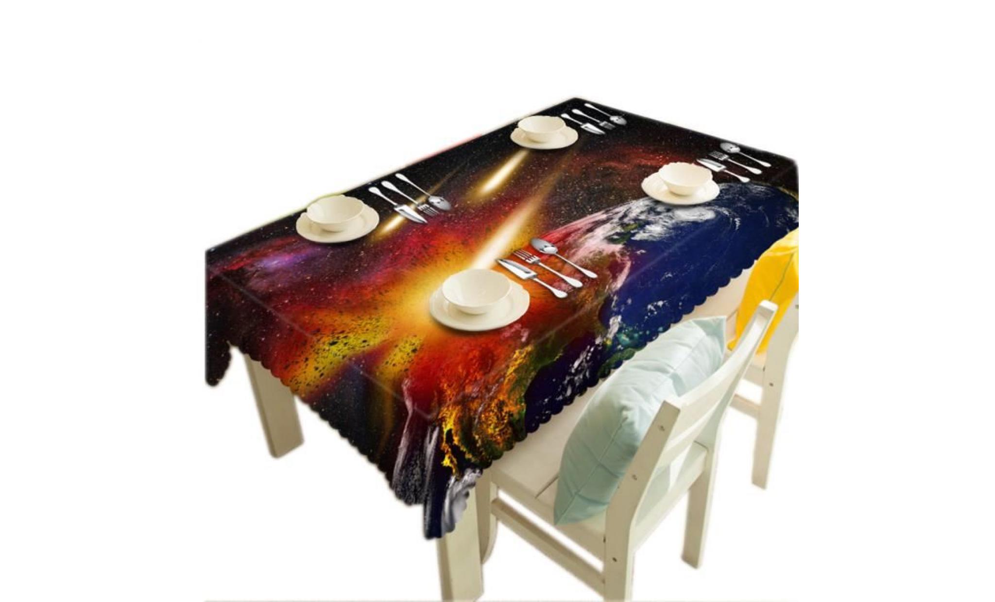 lafayestore®3d multi table à manger fonctionnelle tissu pour picnic party i nappe