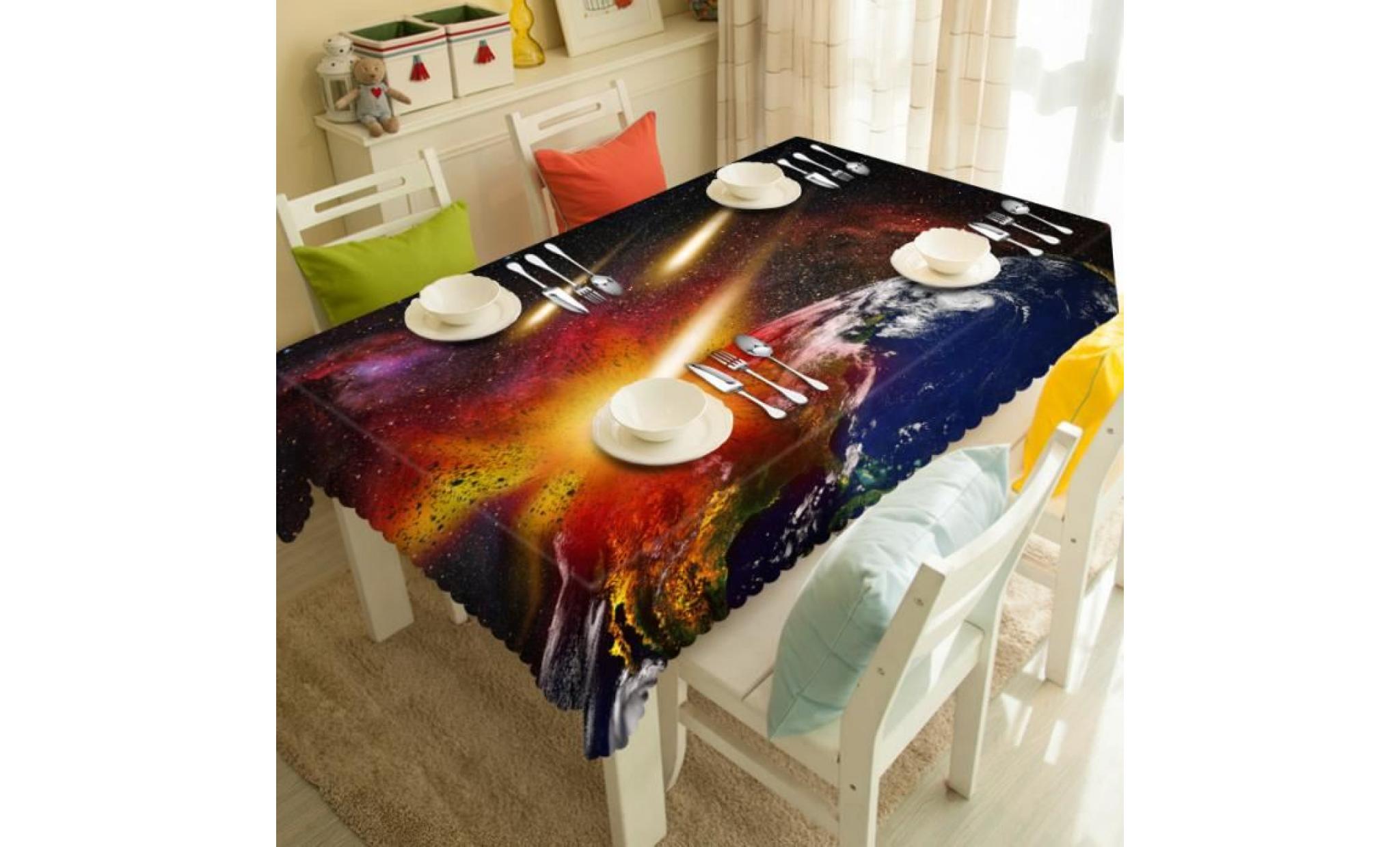 lafayestore®3d multi table à manger fonctionnelle tissu pour picnic party i nappe pas cher