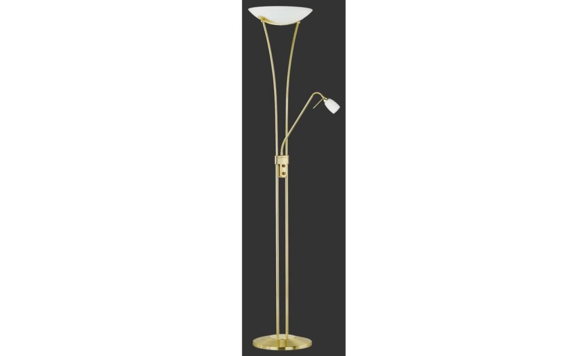 lampadaire avec liseuse, 180 cm, 2 ampoules, la…