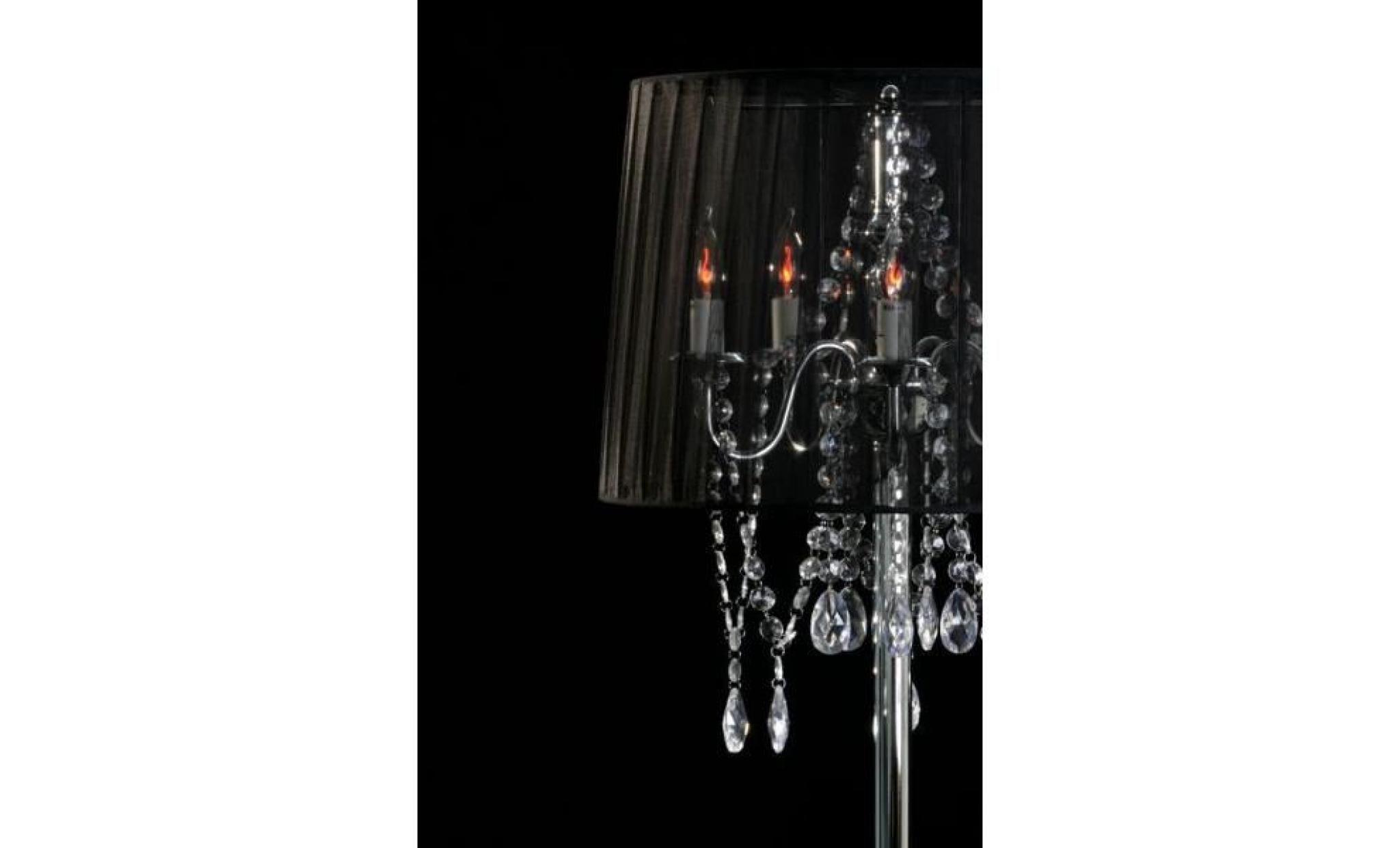 lampadaire baroque avec crystal deco, 5 brûleur, lampe à lumière noire pas cher