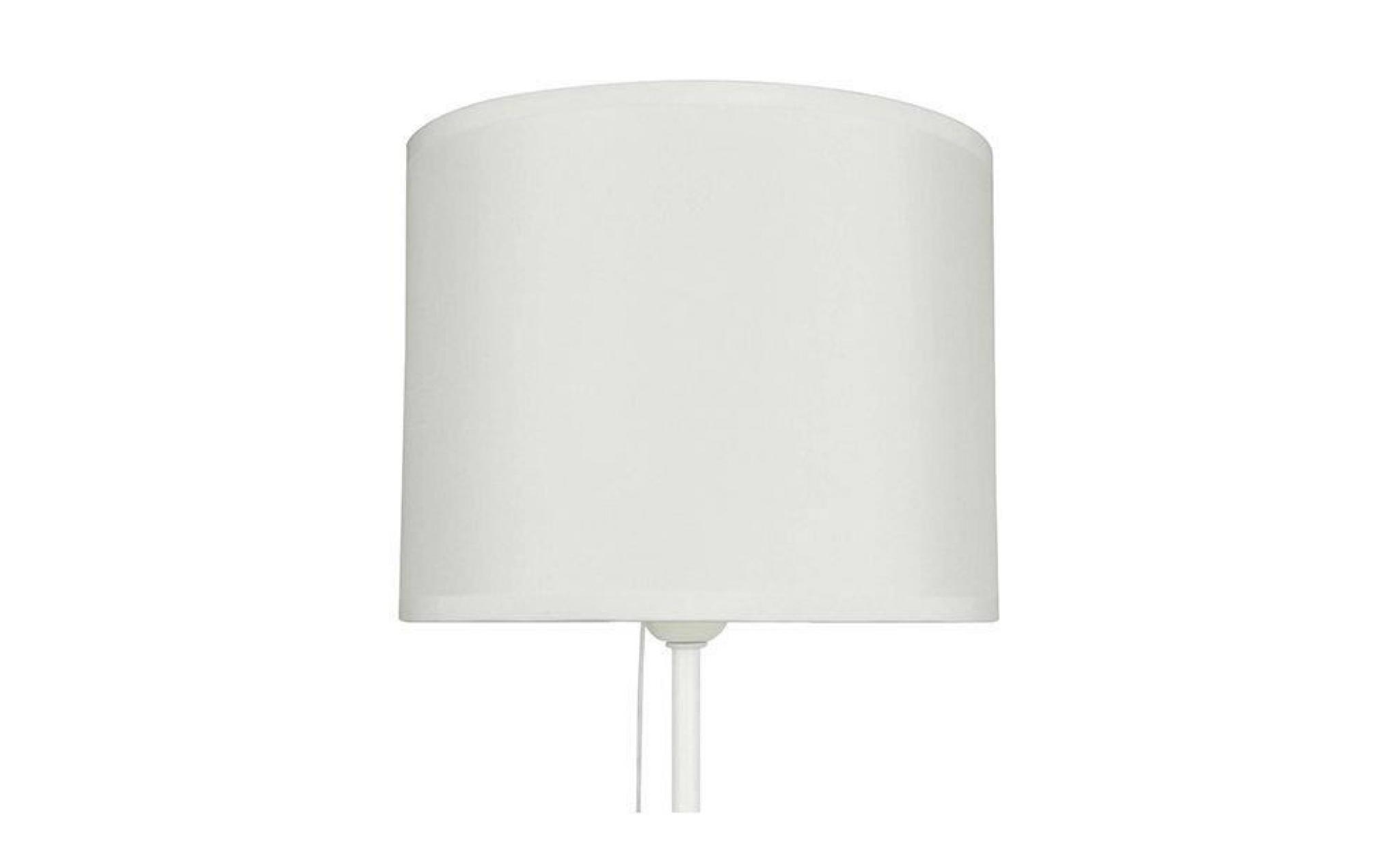 lampadaire blanc loft blanc avec port usb connect pas cher
