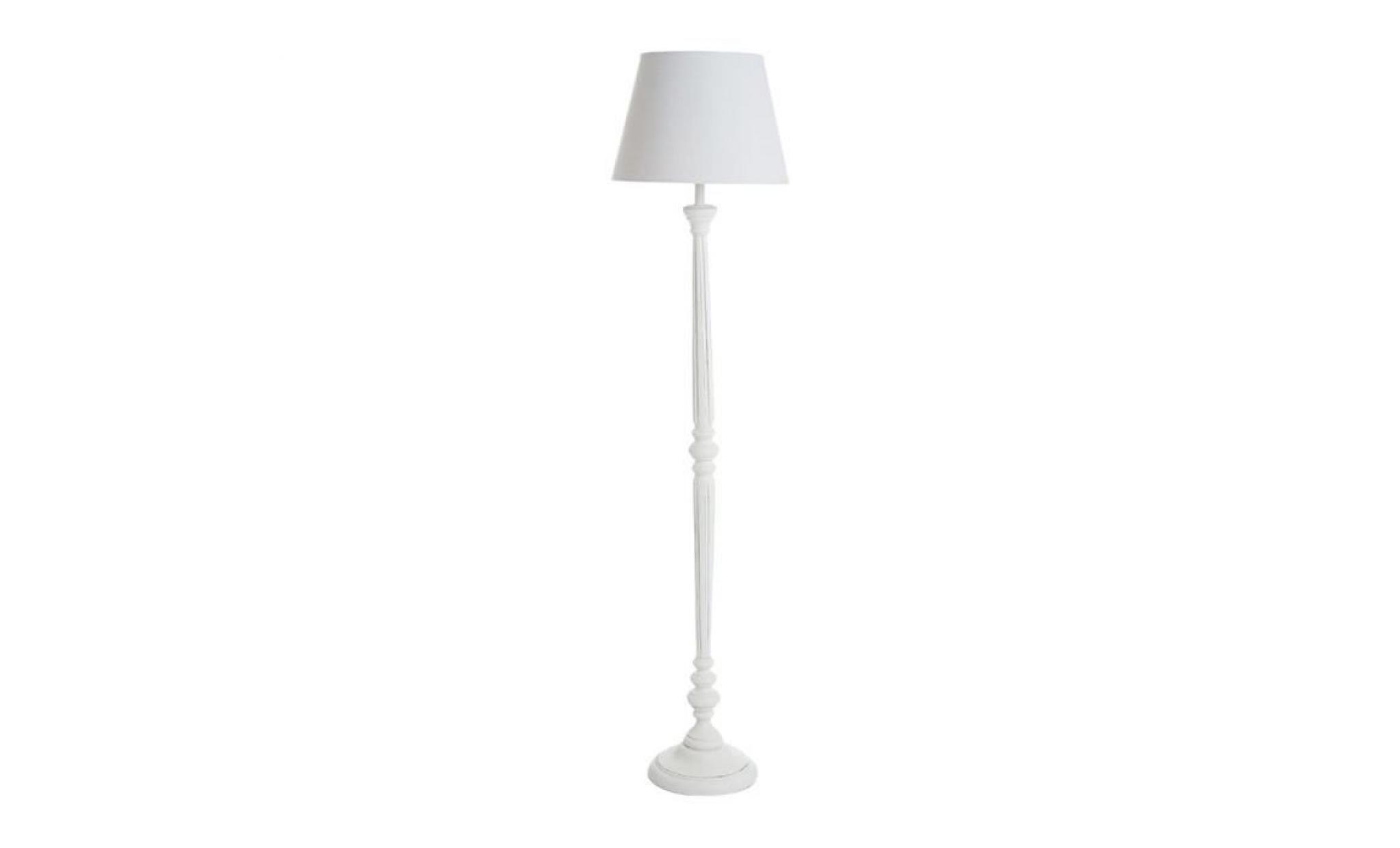lampadaire bois blanc 153cm