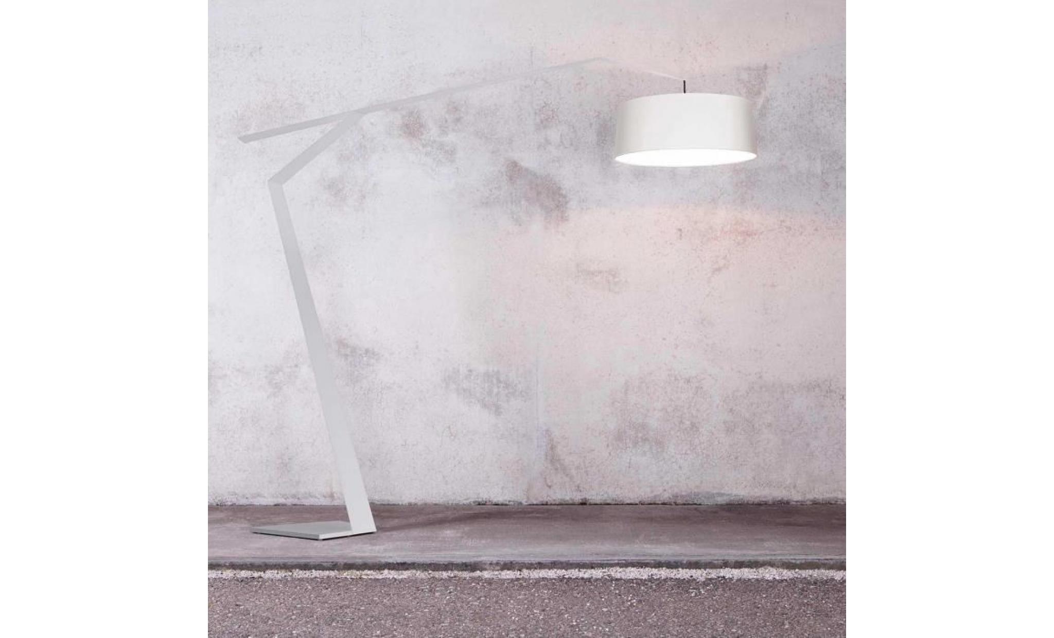 lampadaire de salon design grus lumen center italia gris pas cher