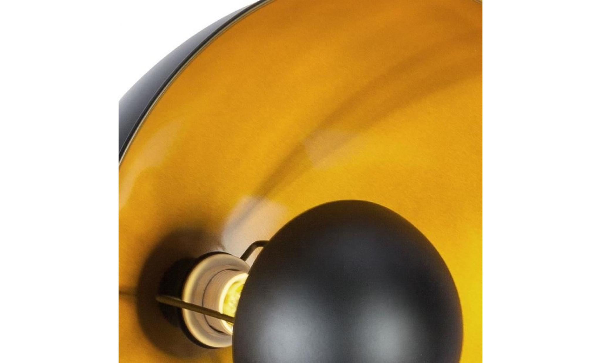 lampadaire design avec propulseur d'étincelle, ensemble de trépied de salon en or noir comprenant des ampoules led pas cher