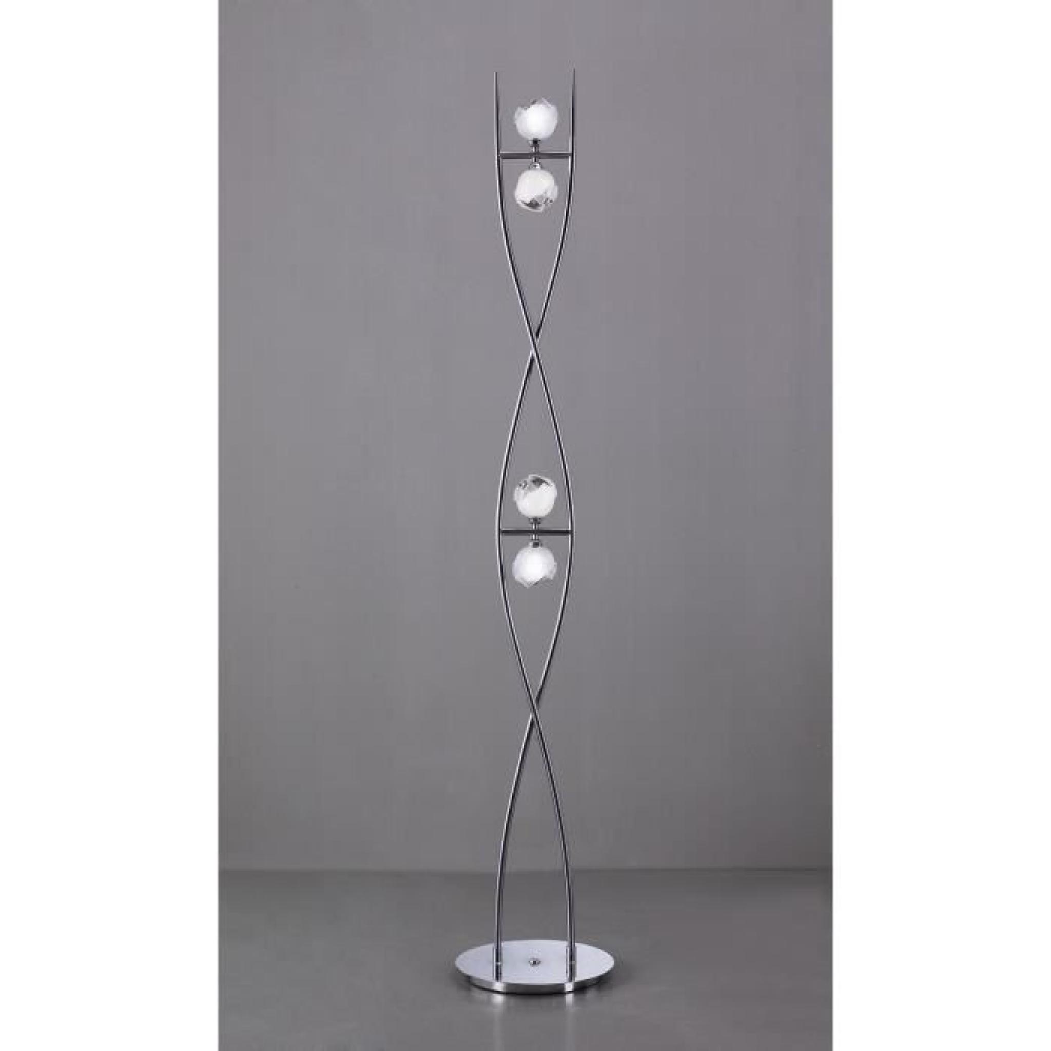 Lampadaire design BALI CROMO 4L - ampoule G9 osram - mantra