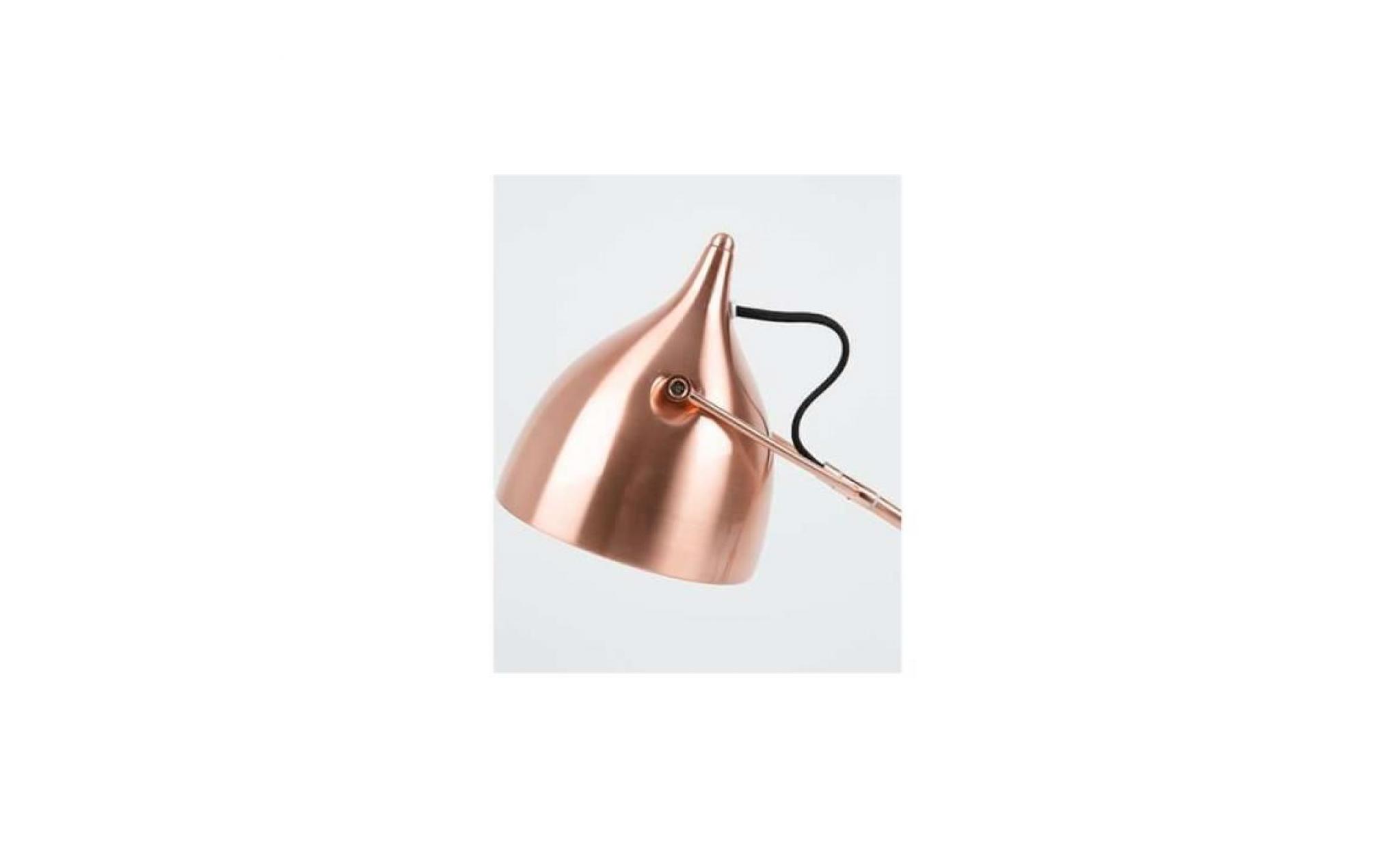 Lampadaire design en cuivre style industriel Reader Copper