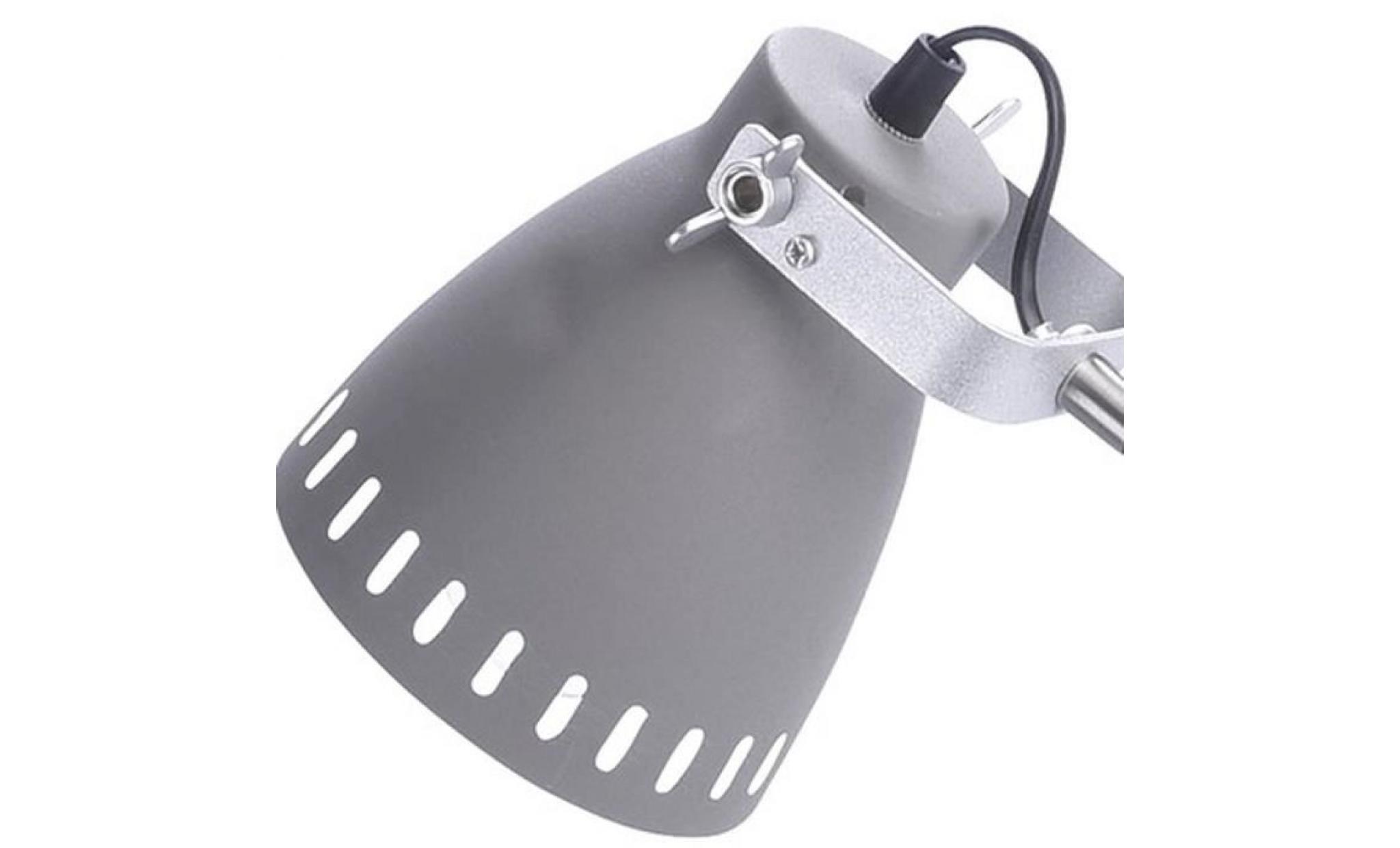 lampadaire design industriel eva gris en métal pas cher
