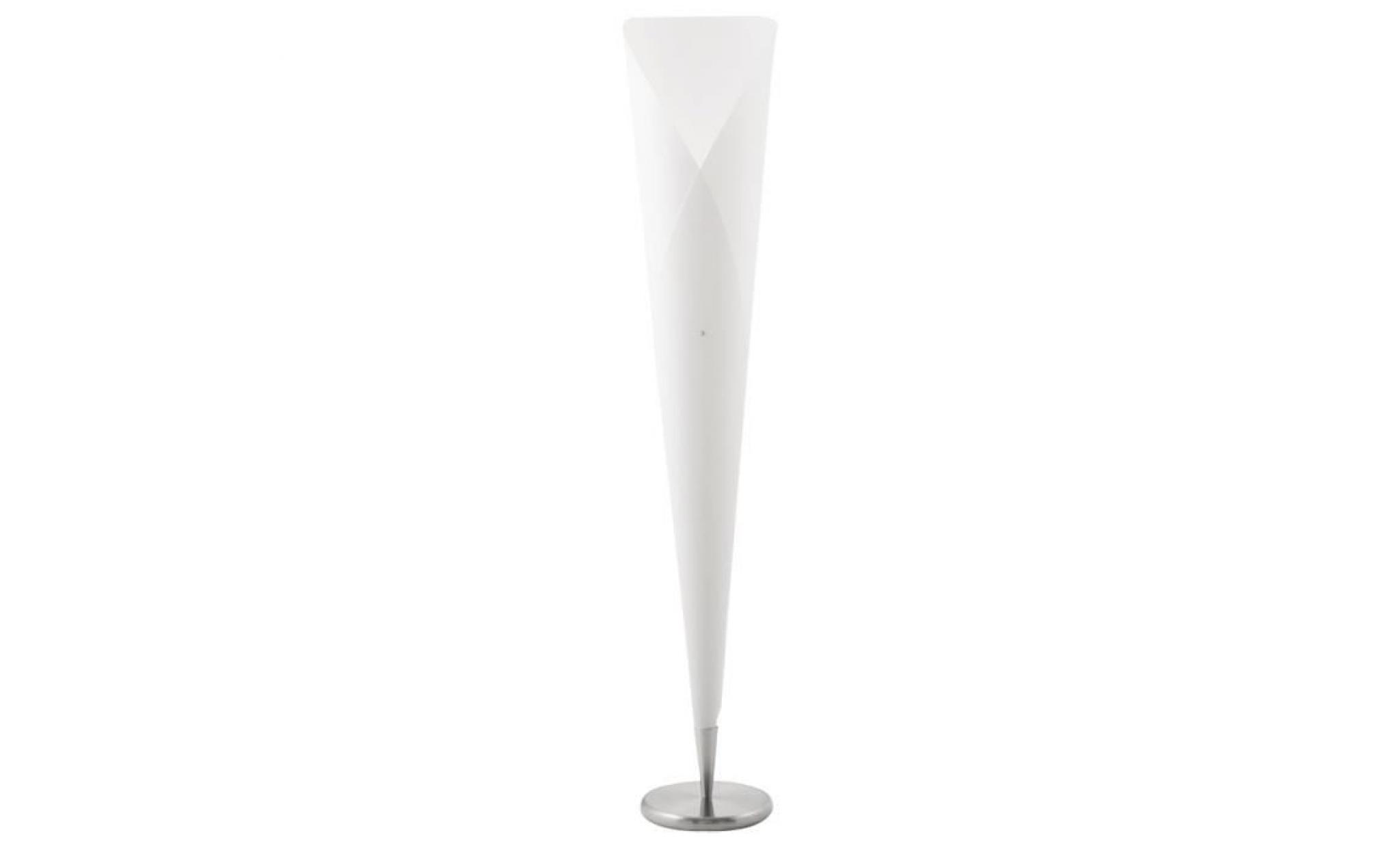 Lampadaire design 'KONE' en forme de cône blanc pas cher