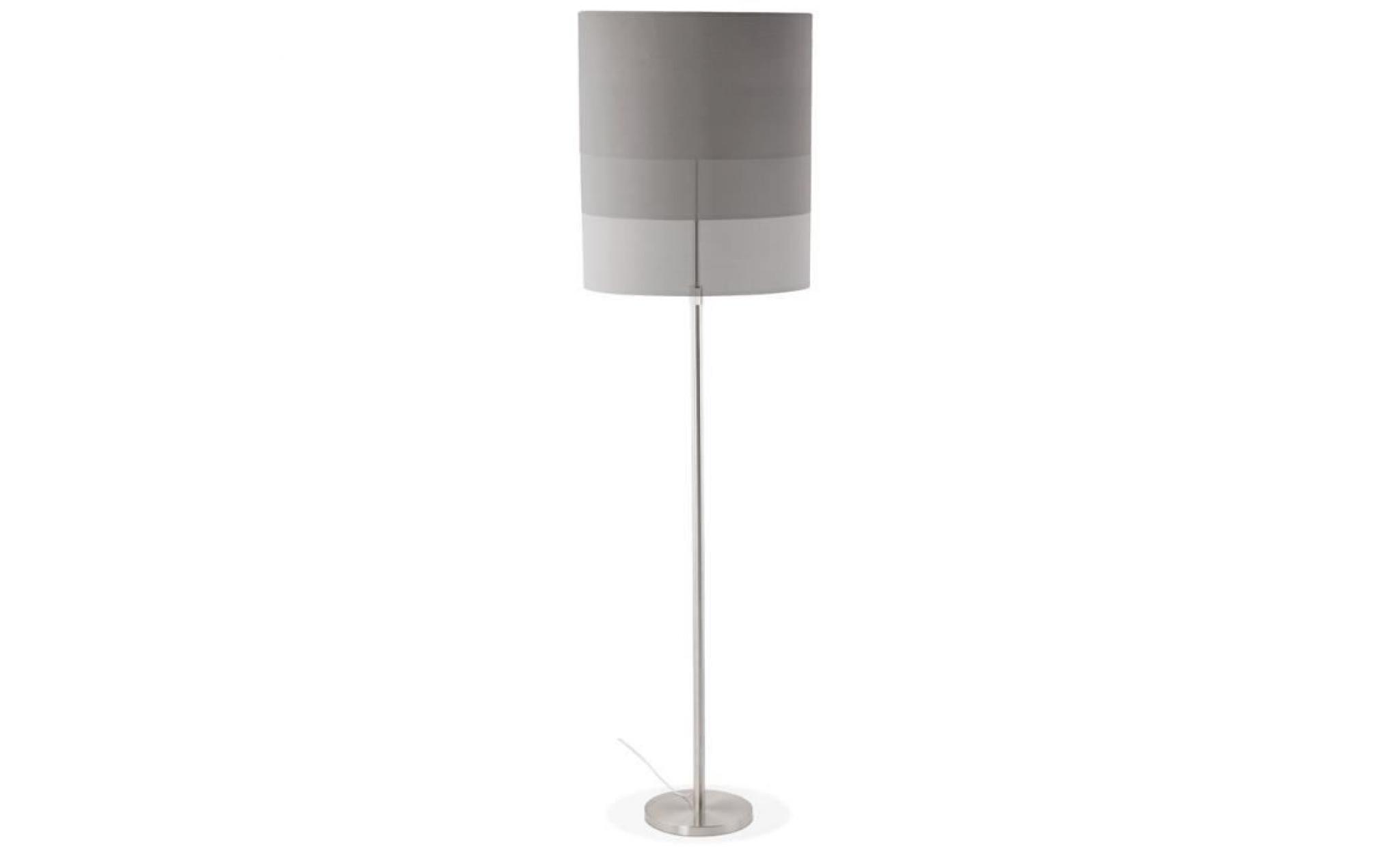 lampadaire design 'living big' gris réglable en hauteur pas cher