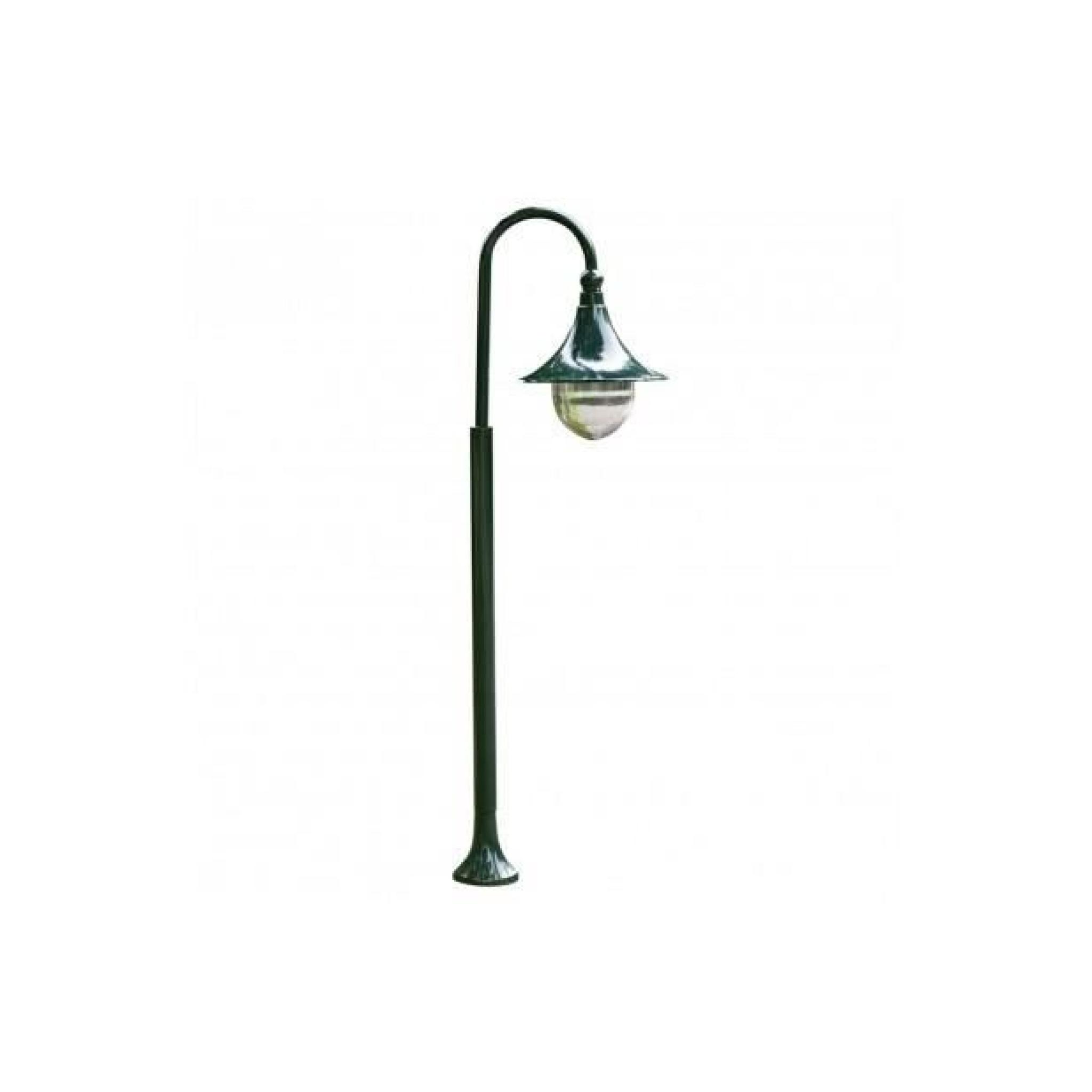Lampadaire extérieur simple 120 cm vert
