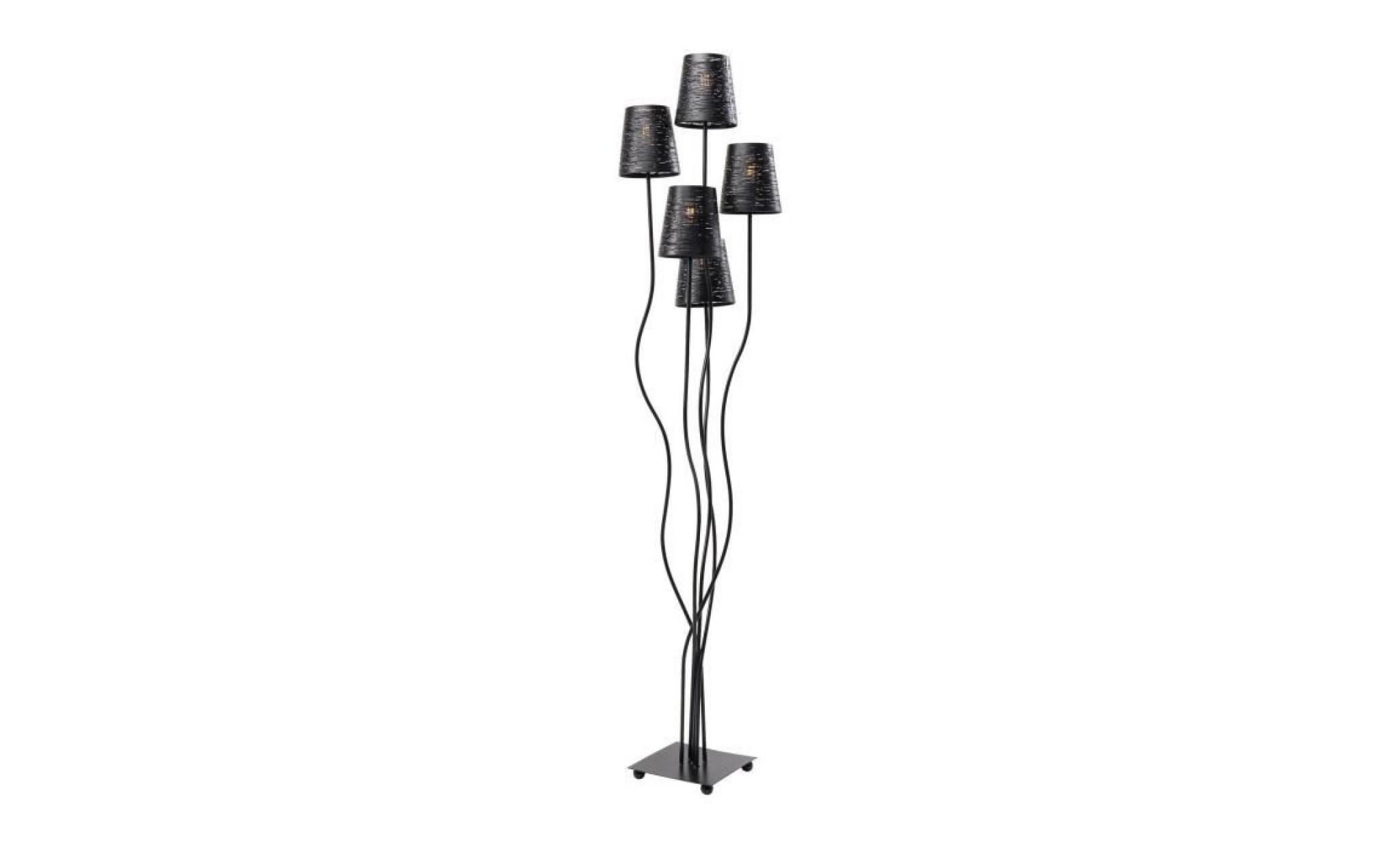 lampadaire flexible noir cinq kare design