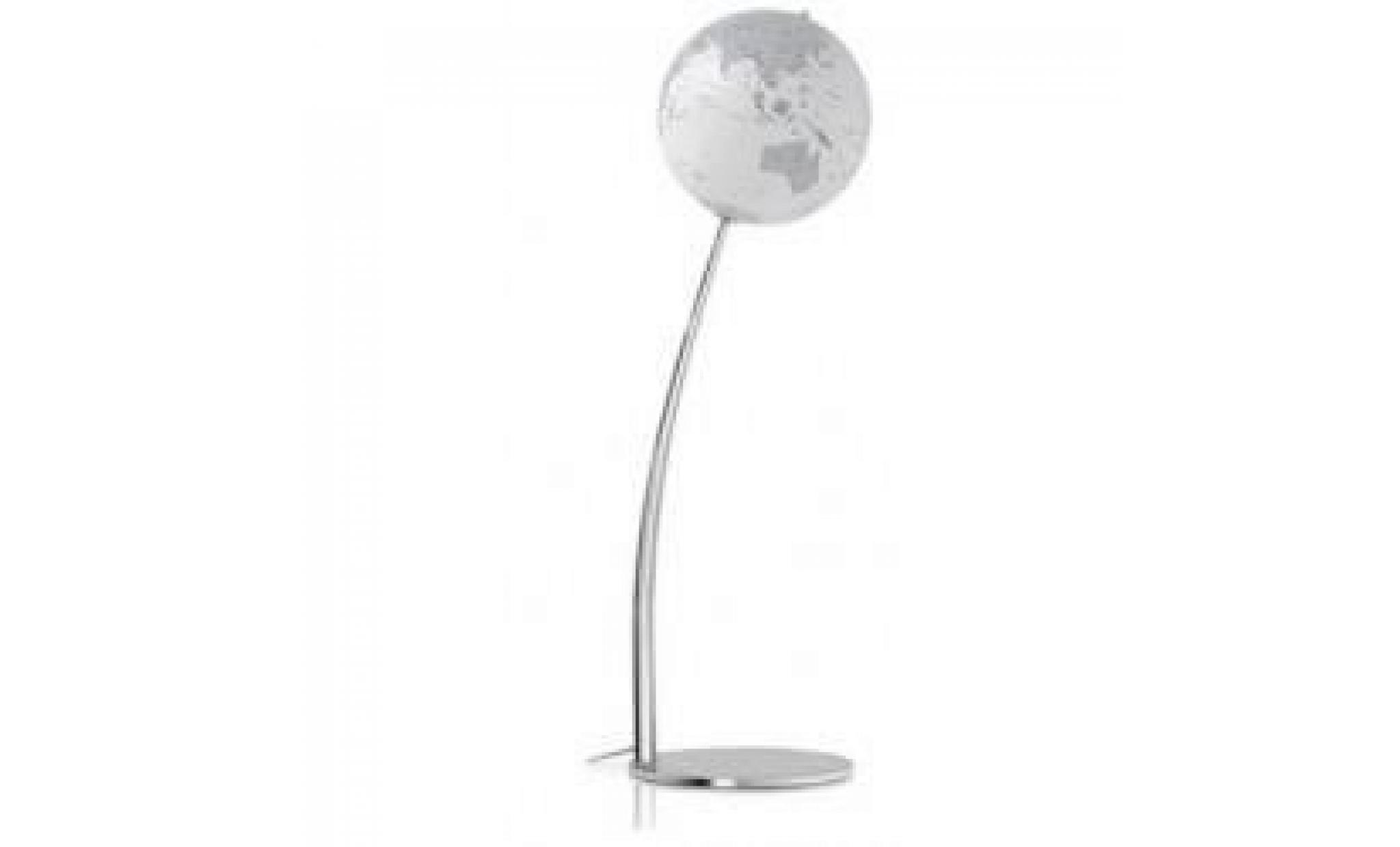 Lampadaire Globe terrestre design sur pied 110cm 