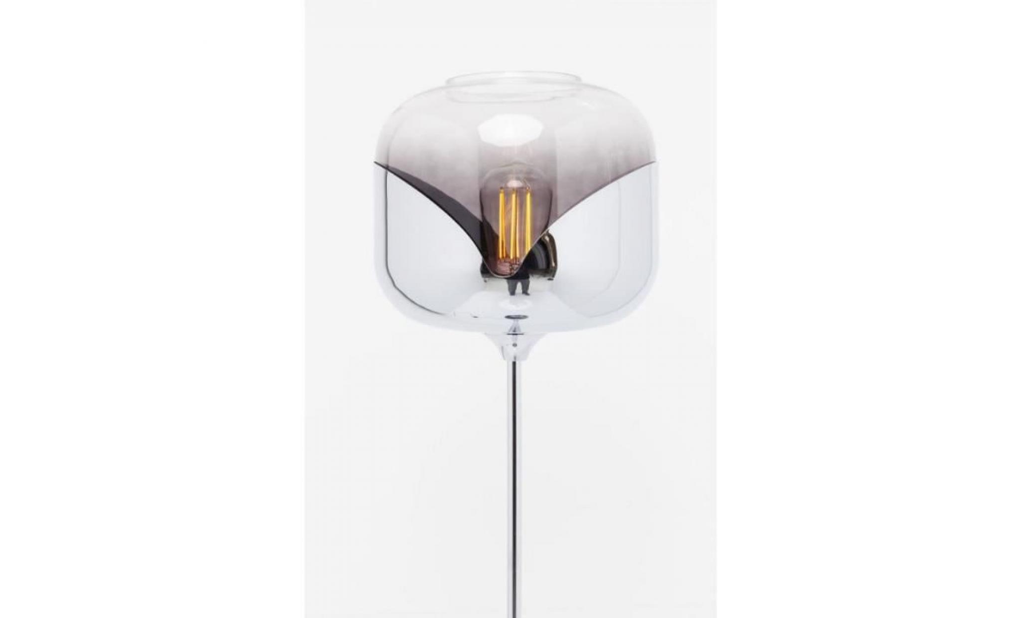 lampadaire goblet ball chromé kare design pas cher