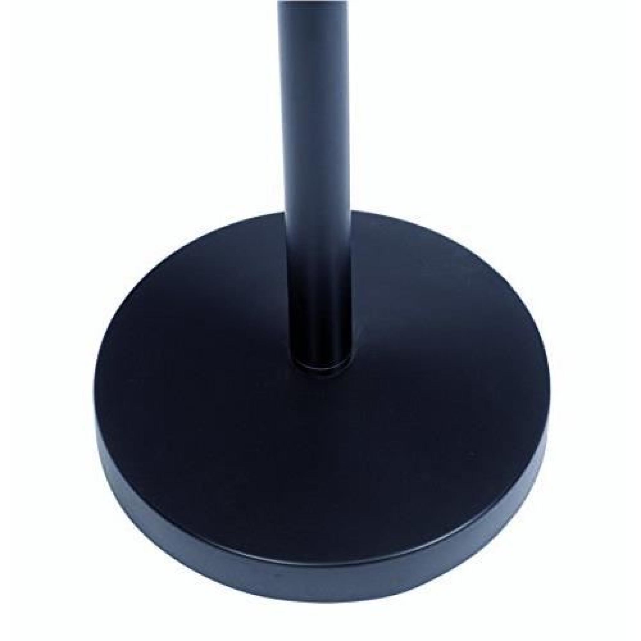 Lampadaire halogène noir 180cm - Variateur - 200W pas cher