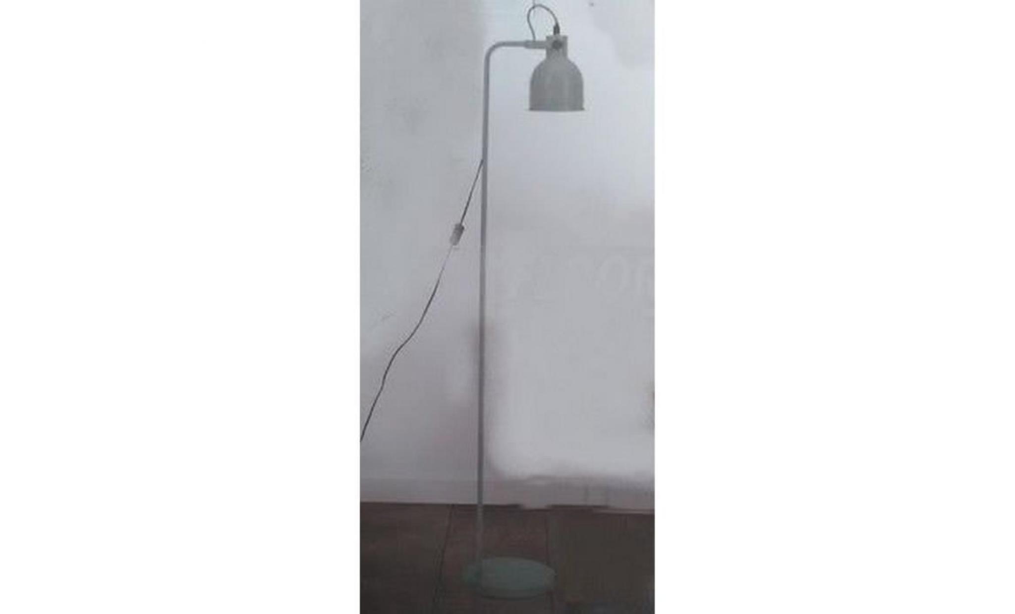lampadaire industriel lampe sur pied cloche design dÉcoration orientable